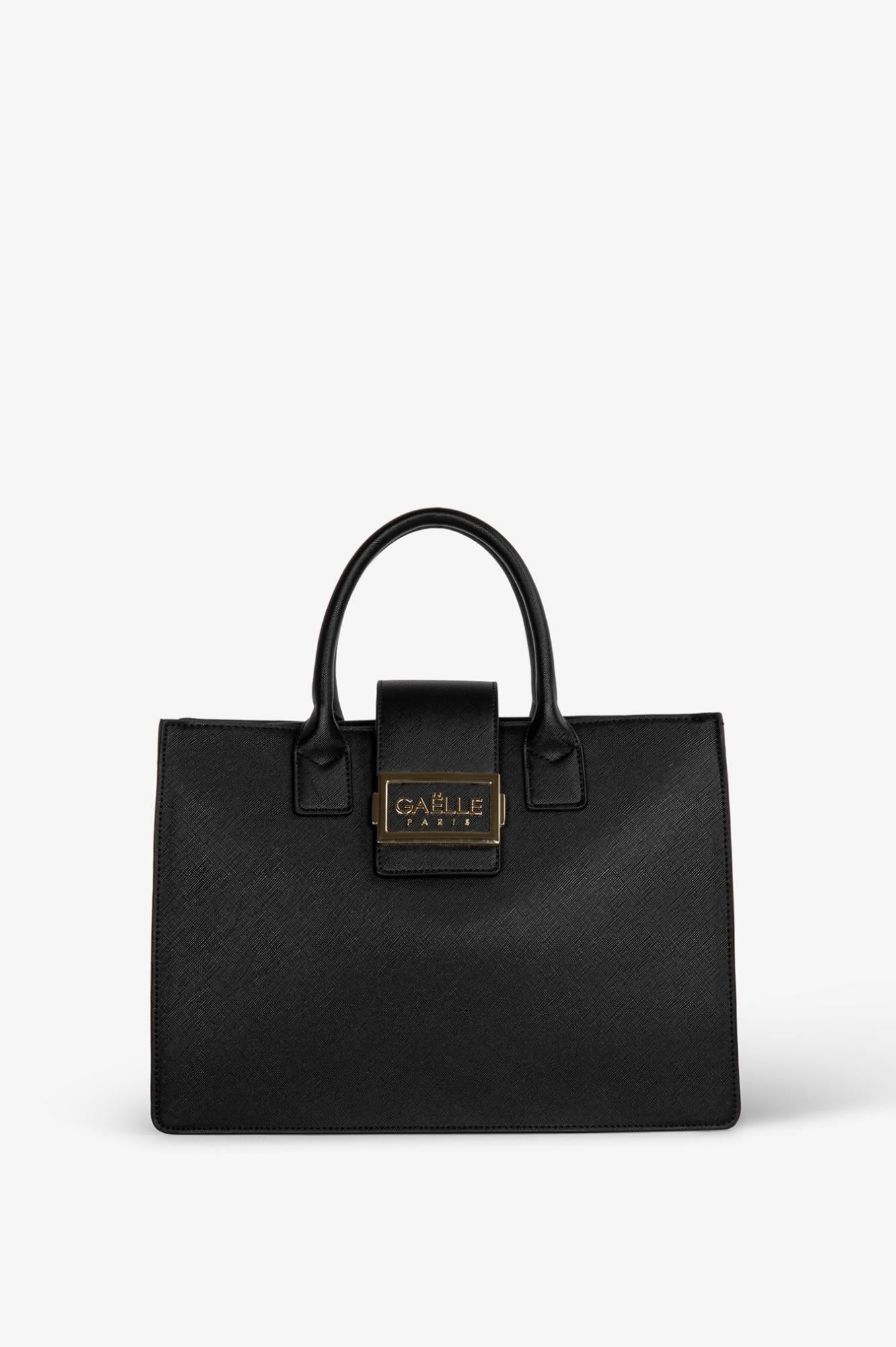 Maxi Hand Bag Mini Metal Logo  Nero - Gaëlle Paris GAACW03164-MTFI0007 NE01 GAELLE 