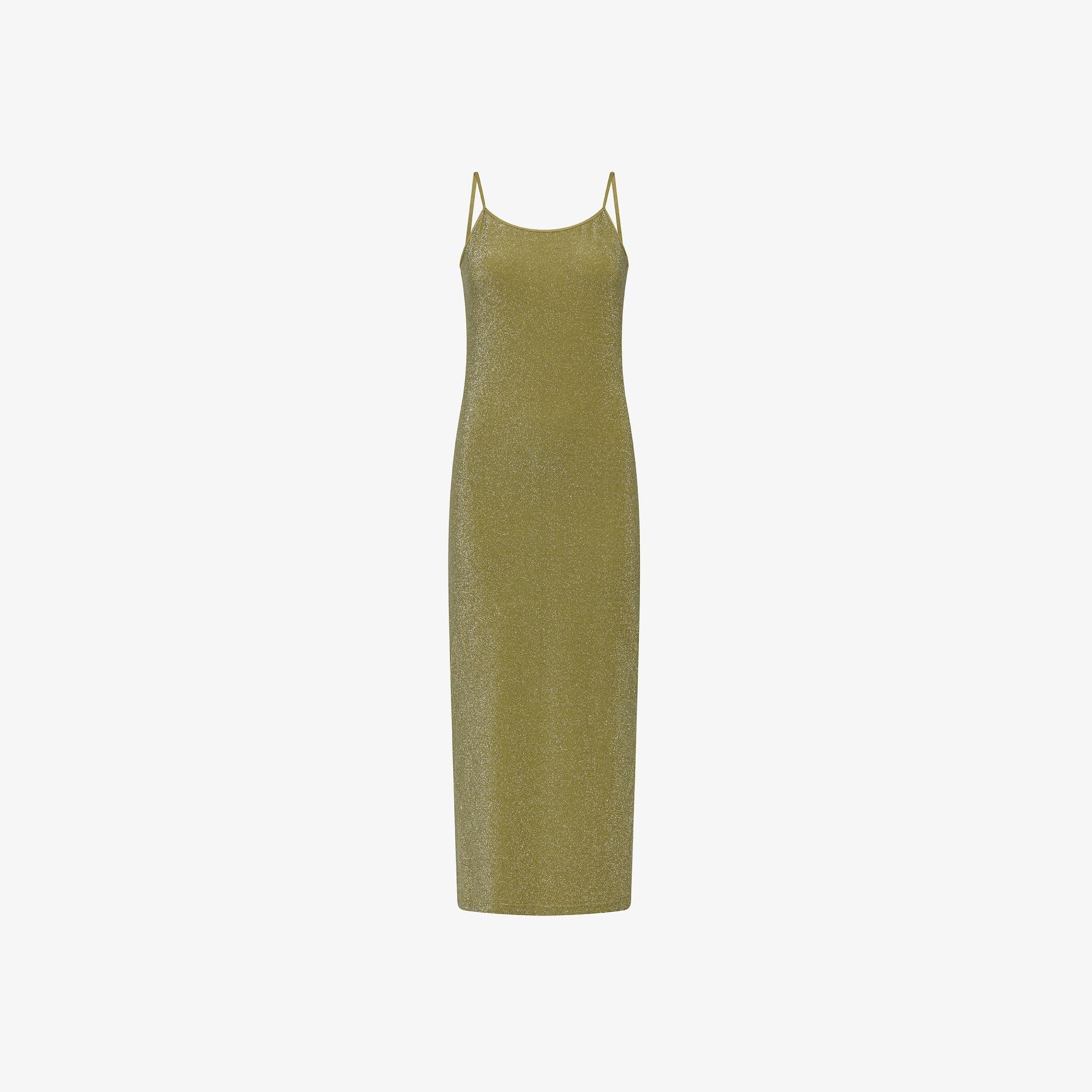 Abito in lurex oro H35211 43 SUN 68 