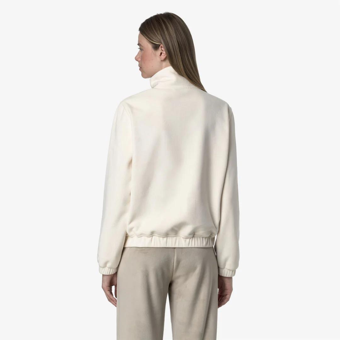 VIVIETTE VELOUR POLAR<BR/>WHITE G-WHITE G K3132KW AV9 K-WAY 