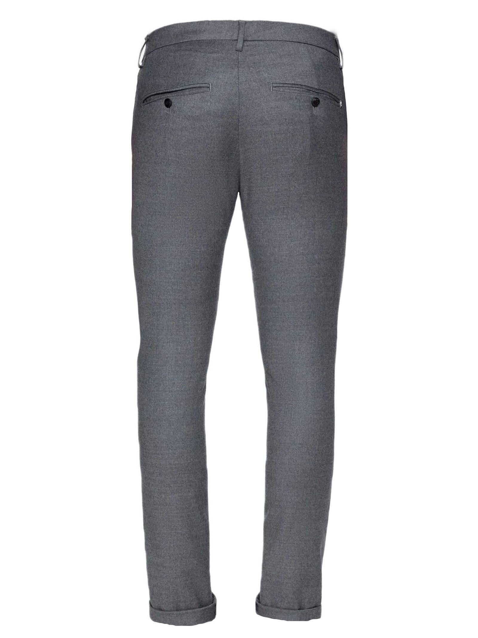 Dondup Pantalone Gaubert in misto lana grigio UP235-OS0120U-002O 920 DONDUP 