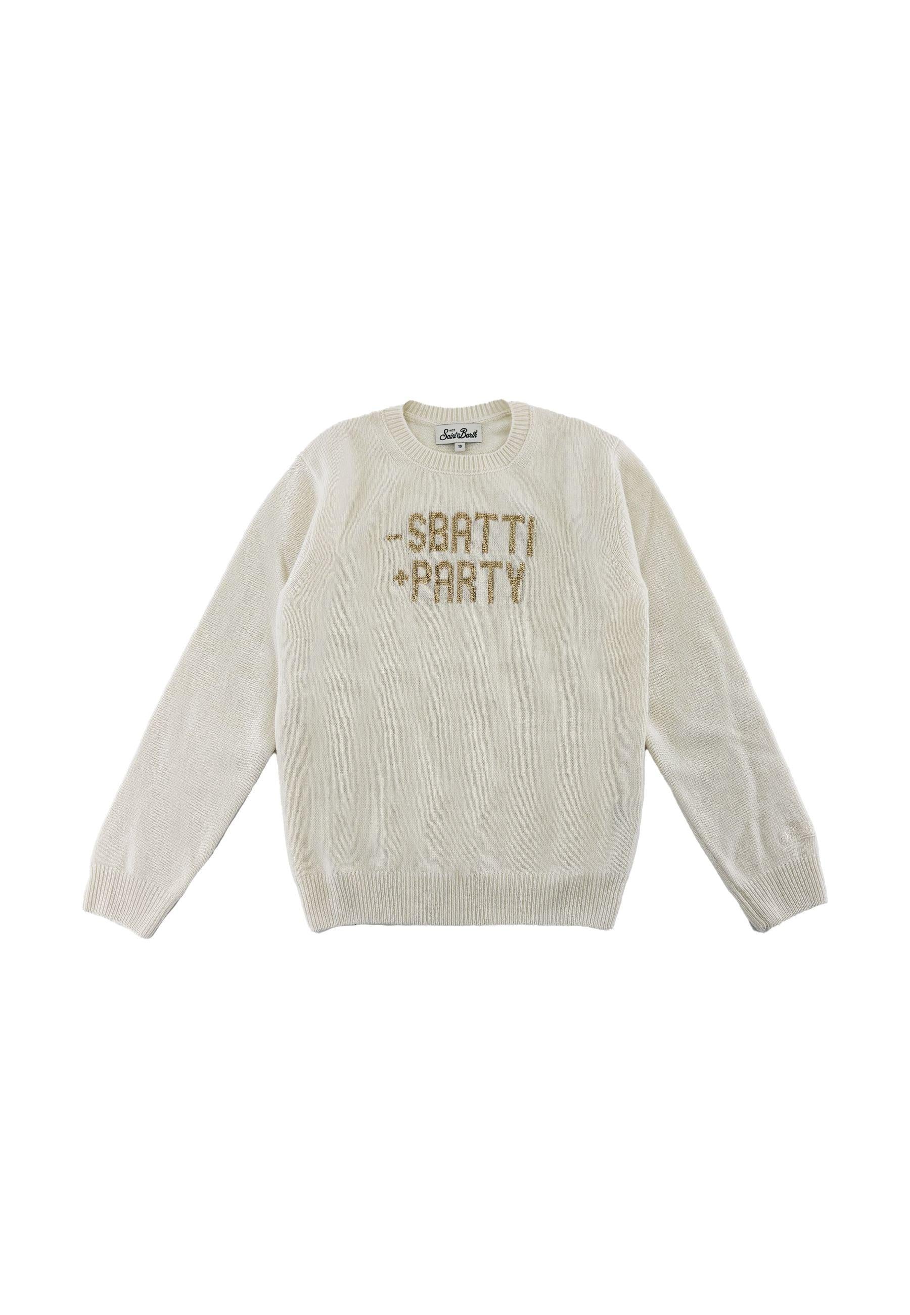 Mc2 saint barth Maglia Girocollo Sbatti Party Panna PRC0001 01902I MC2 SAINT BARTH 