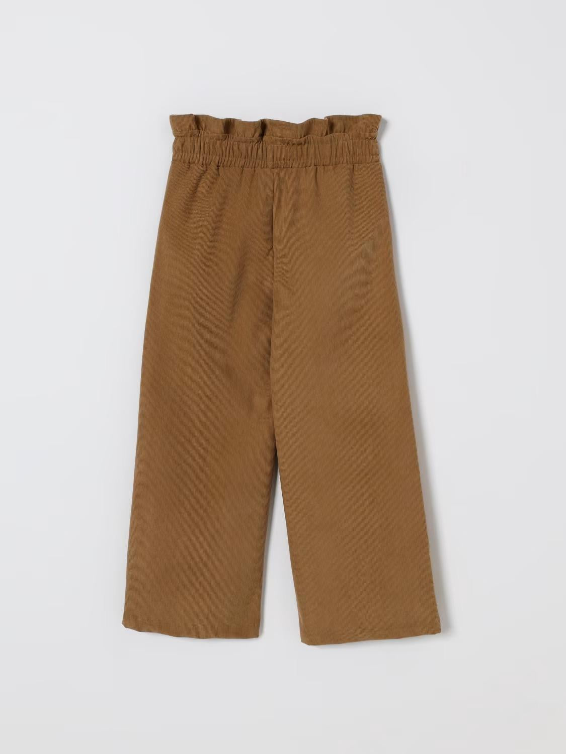 Pantalone in velluto bambina millerighe disclaimer BROWN 25IDK58759 BROWN DISCLAIMER 