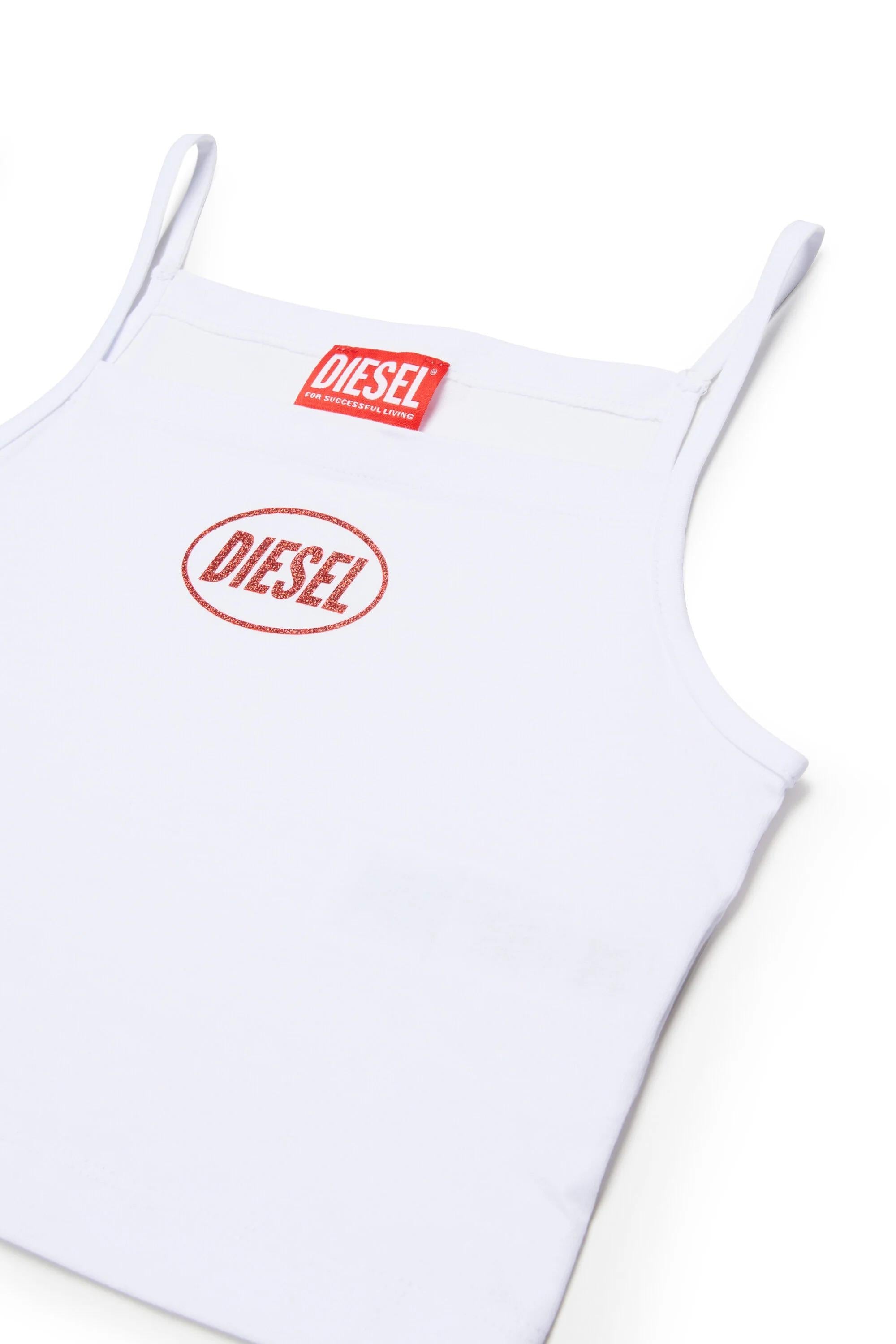 Diesel Canotta tedim bianca J02584-0GRAI K100 DIESEL 