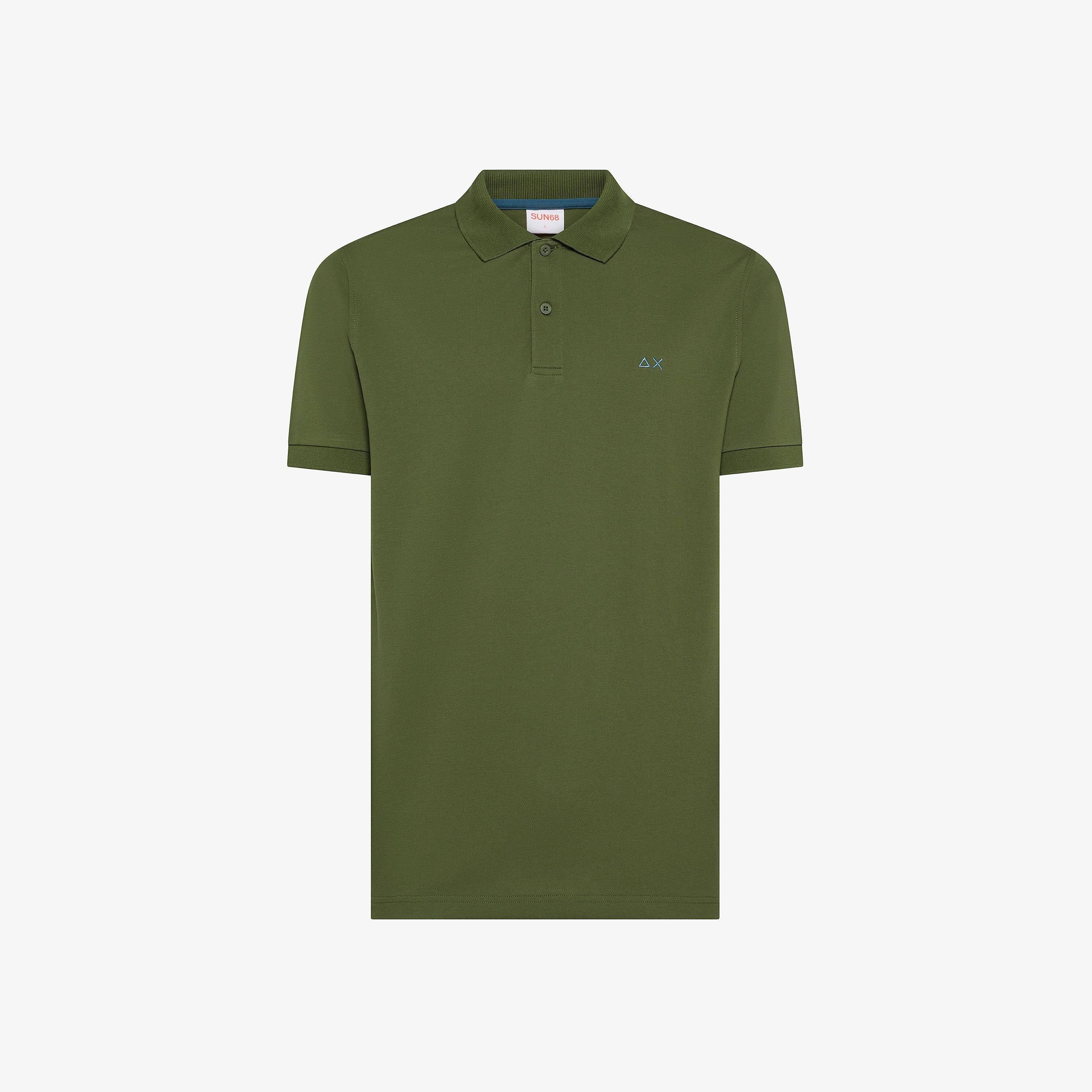 SUN68 Polo basic Verde Scuro A36109 37 SUN 68 