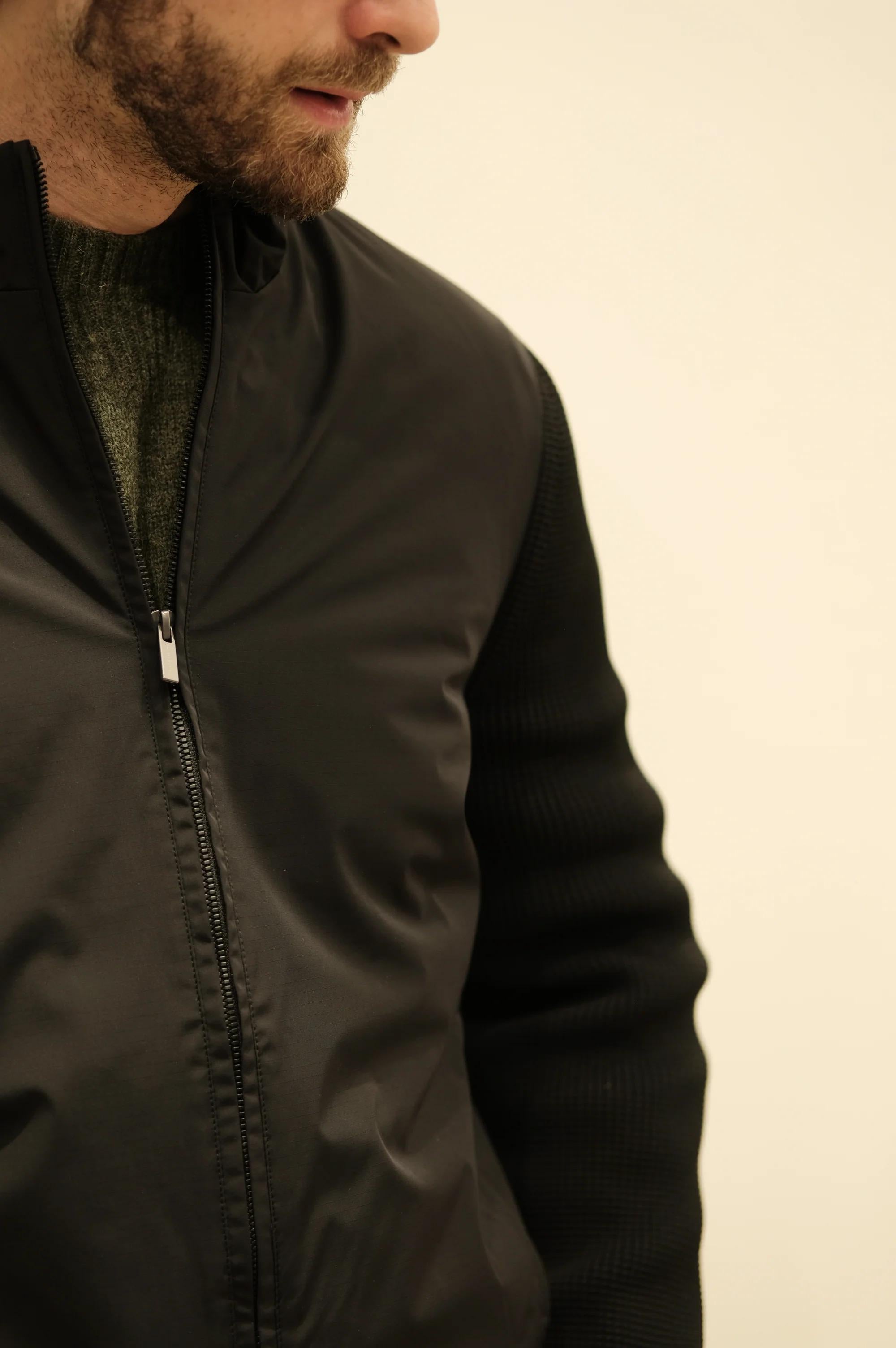 Jeordie's<BR/>Jeordie's Bomber Maglia/Nylon Nero 00002-70758 999 JEORDIE'S 