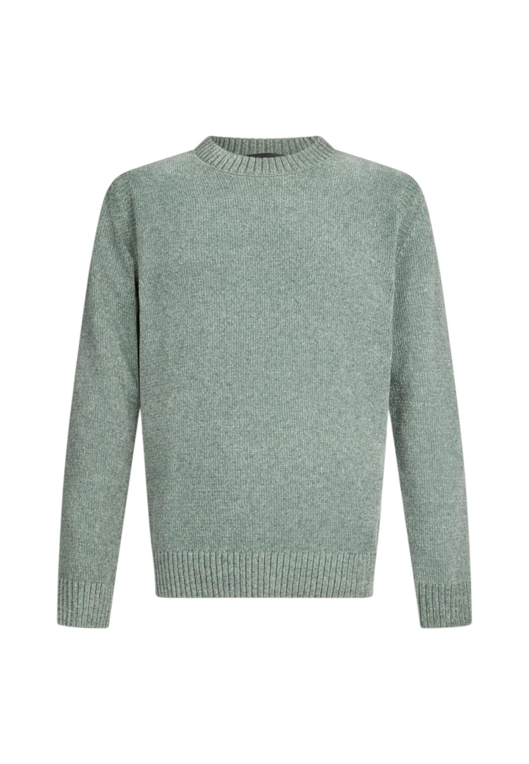 Maglione A Girocollo Uomo Liu Jo In Ciniglia Military QF5079MA29P 76009 LIU-JO 