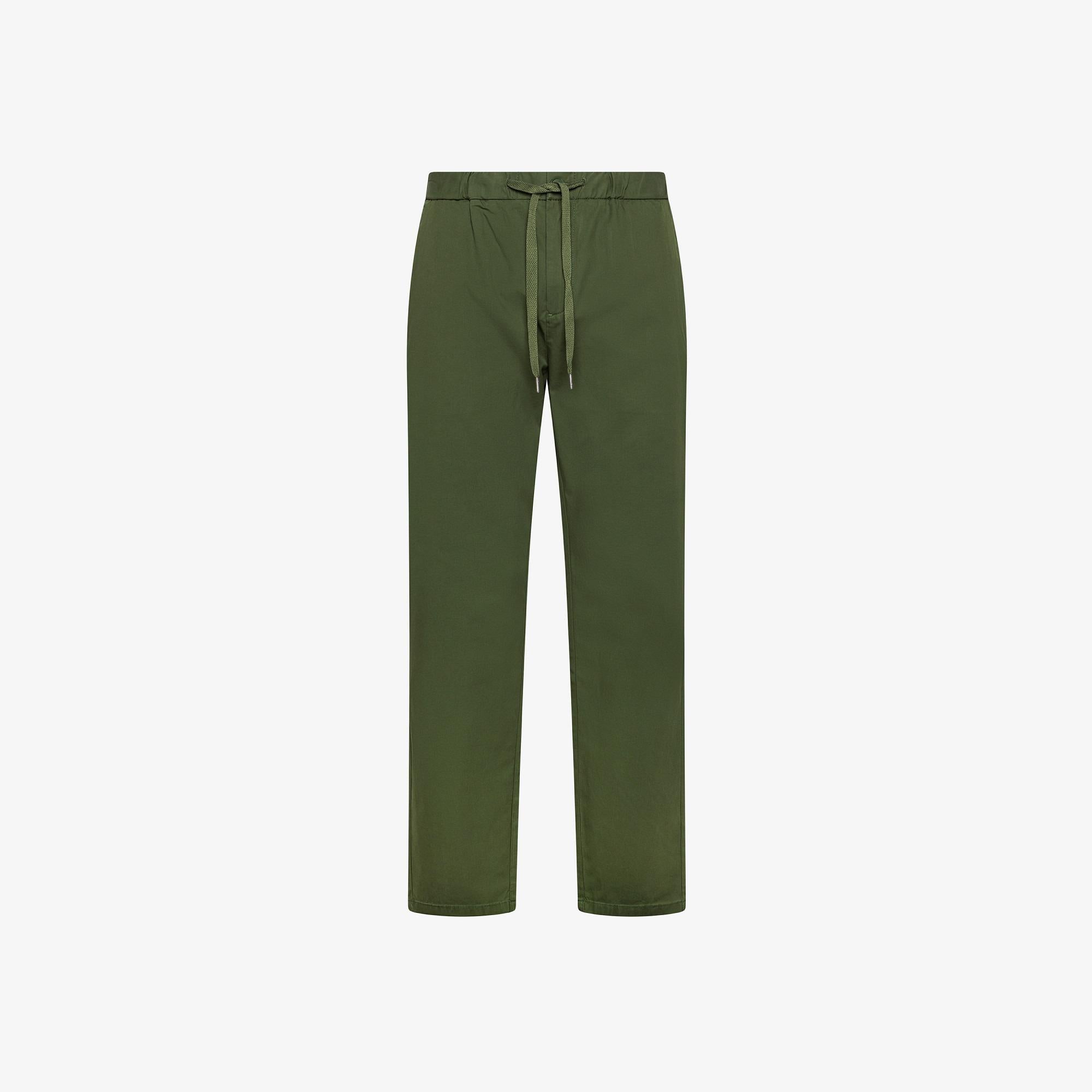 Pantaloni sun68  in cotone verde scuro P35104 37 SUN 68 