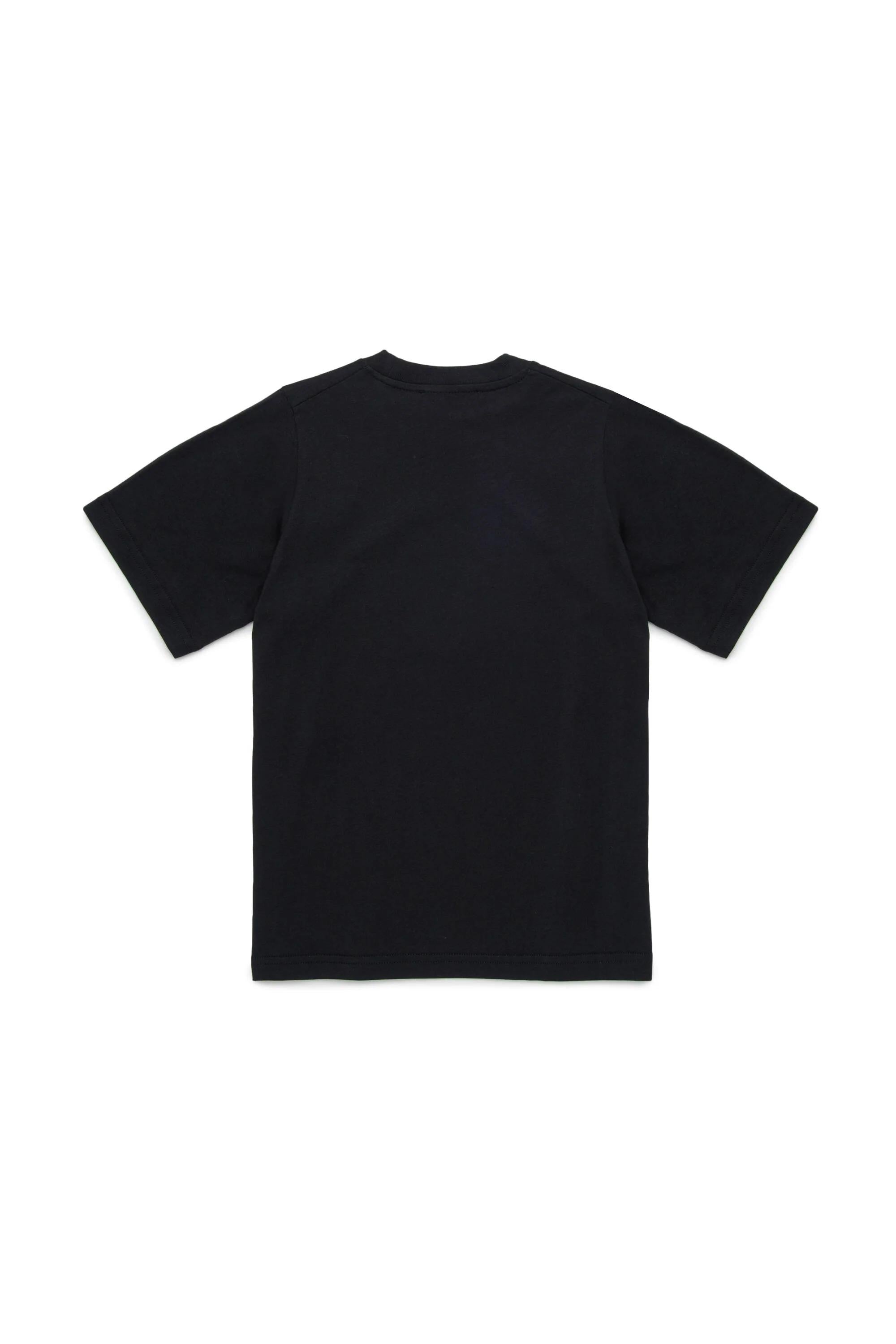 DSQUARED2<BR/>T-shirt con logo a contrasto NERA DQ2941-D00XM DQ900 DSQUARED KID 