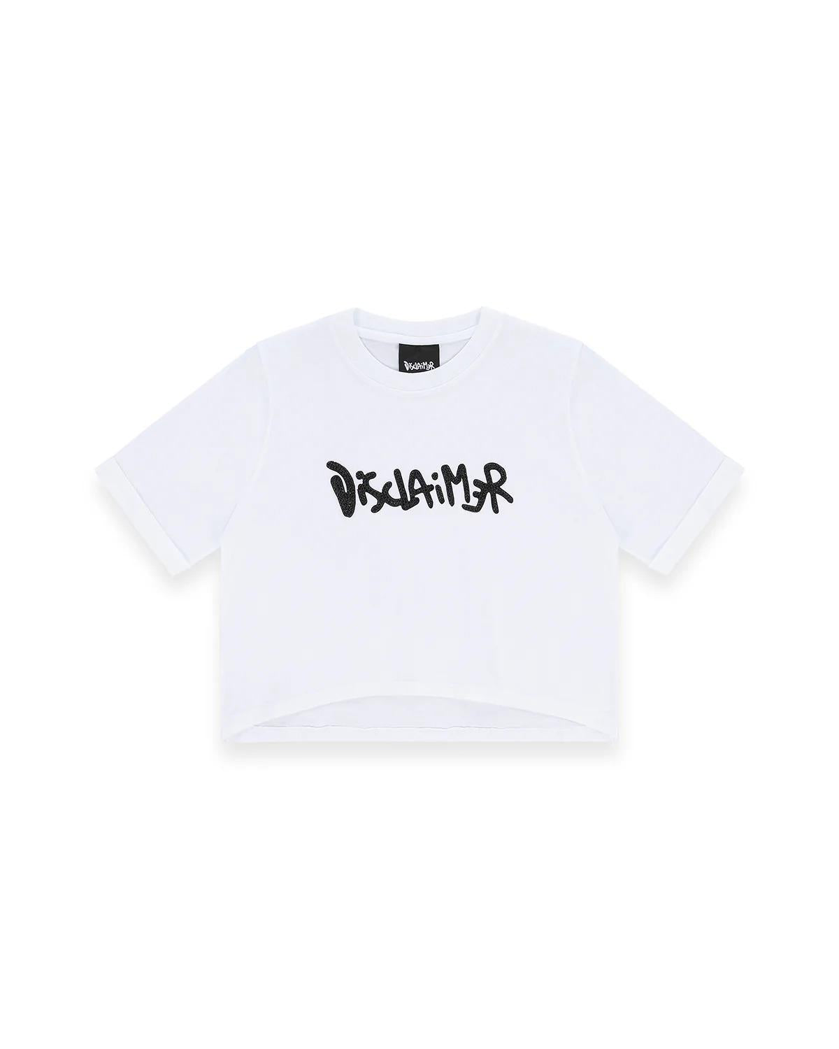 DISCLAIMER JERESEY T-SHIRT 55624 BIANCA 26EDS55624 BIANCO DISCLAIMER 