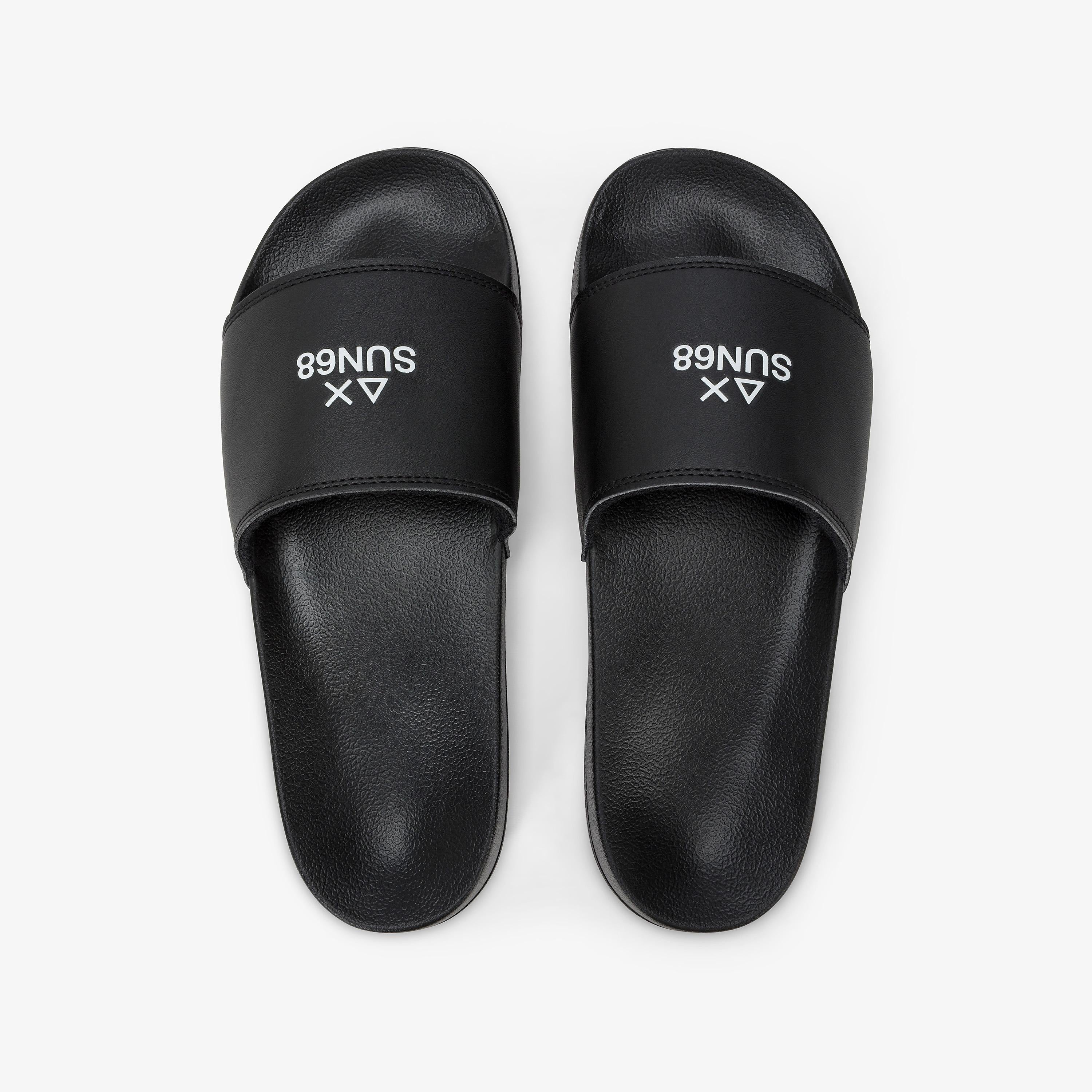 SUN68 Beach slippers Nero/Bianco X36101 1001 SUN 68 