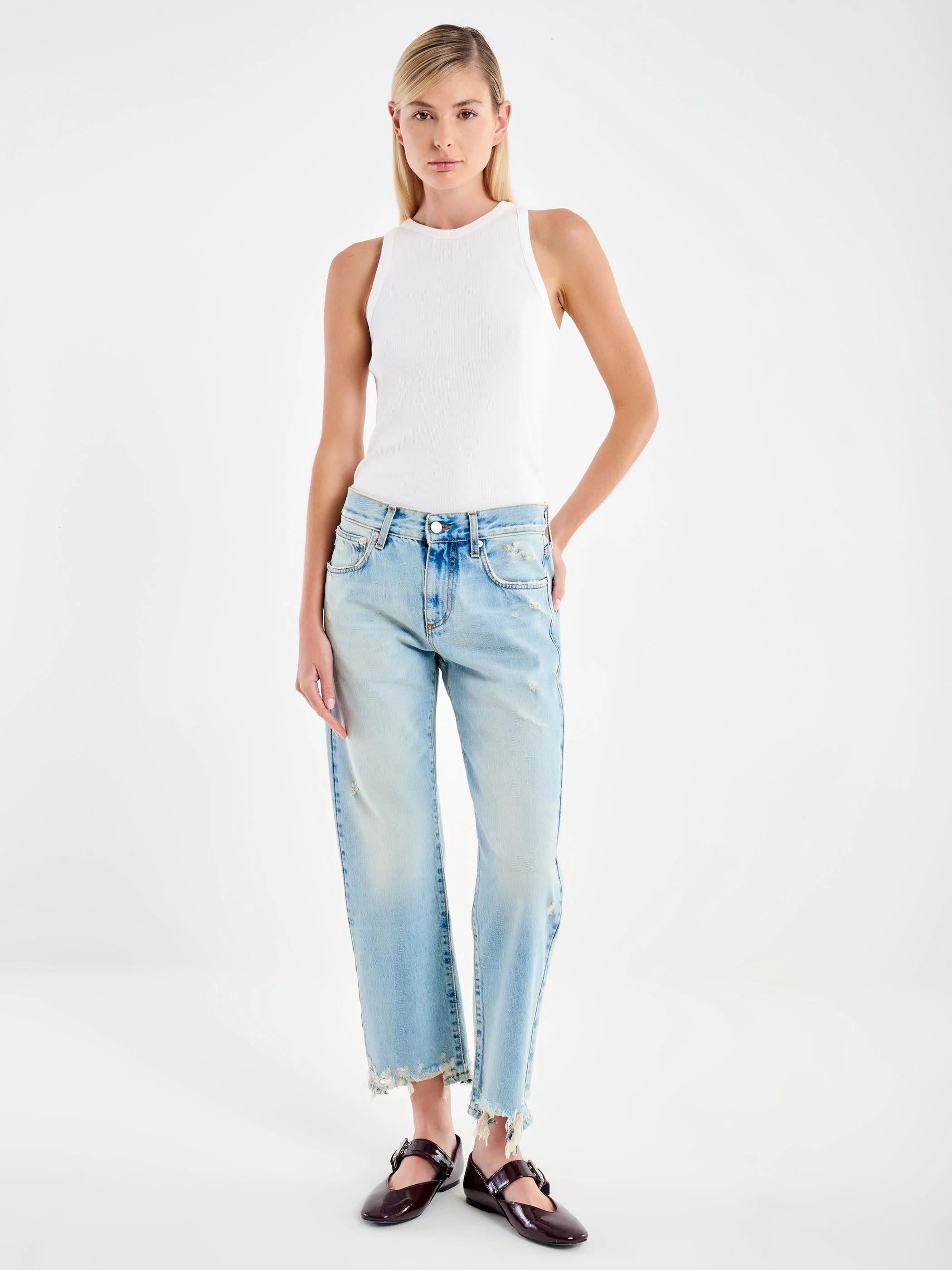 Vicolo <BR/>Jeans Straight Relaxed Zeke Vintage DAB5121 DENIM VINTAGE VICOLO 