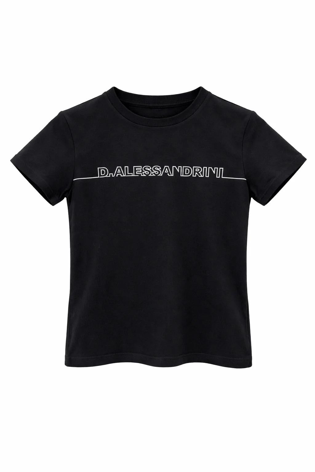 T-shirt DANIELE ALESSANDRINI da BAMBINO - Black 1236M00511 BLACK DANIELE ALESSANDRINI 