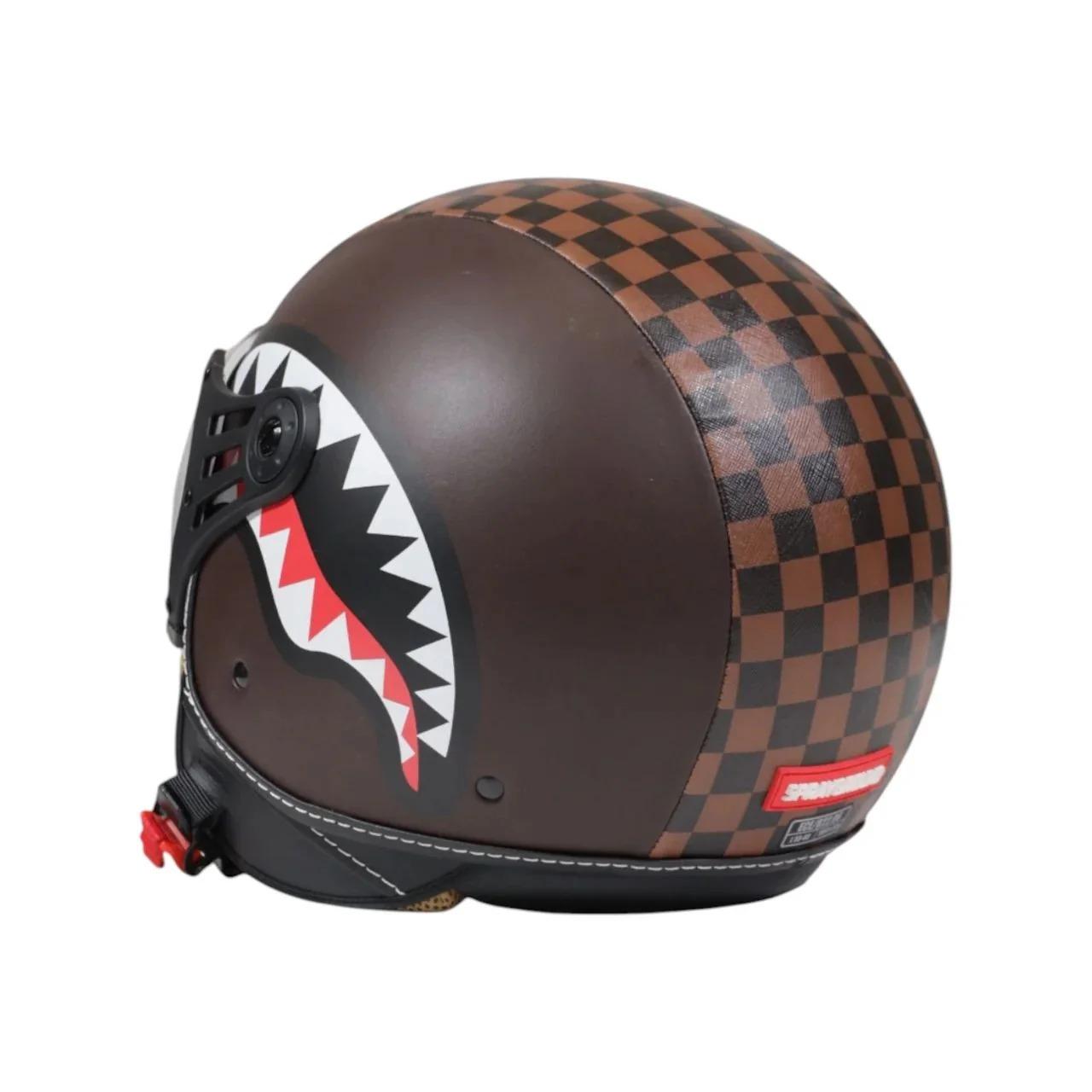 Casco Sprayground x Acerbis marrone open face OP01 BROWN SPRAYGROUND 