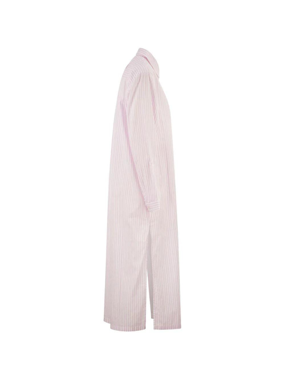 Abito maxi in cotone con stampa a righe Adeline ADN0001 01065L MC2 SAINT BARTH 