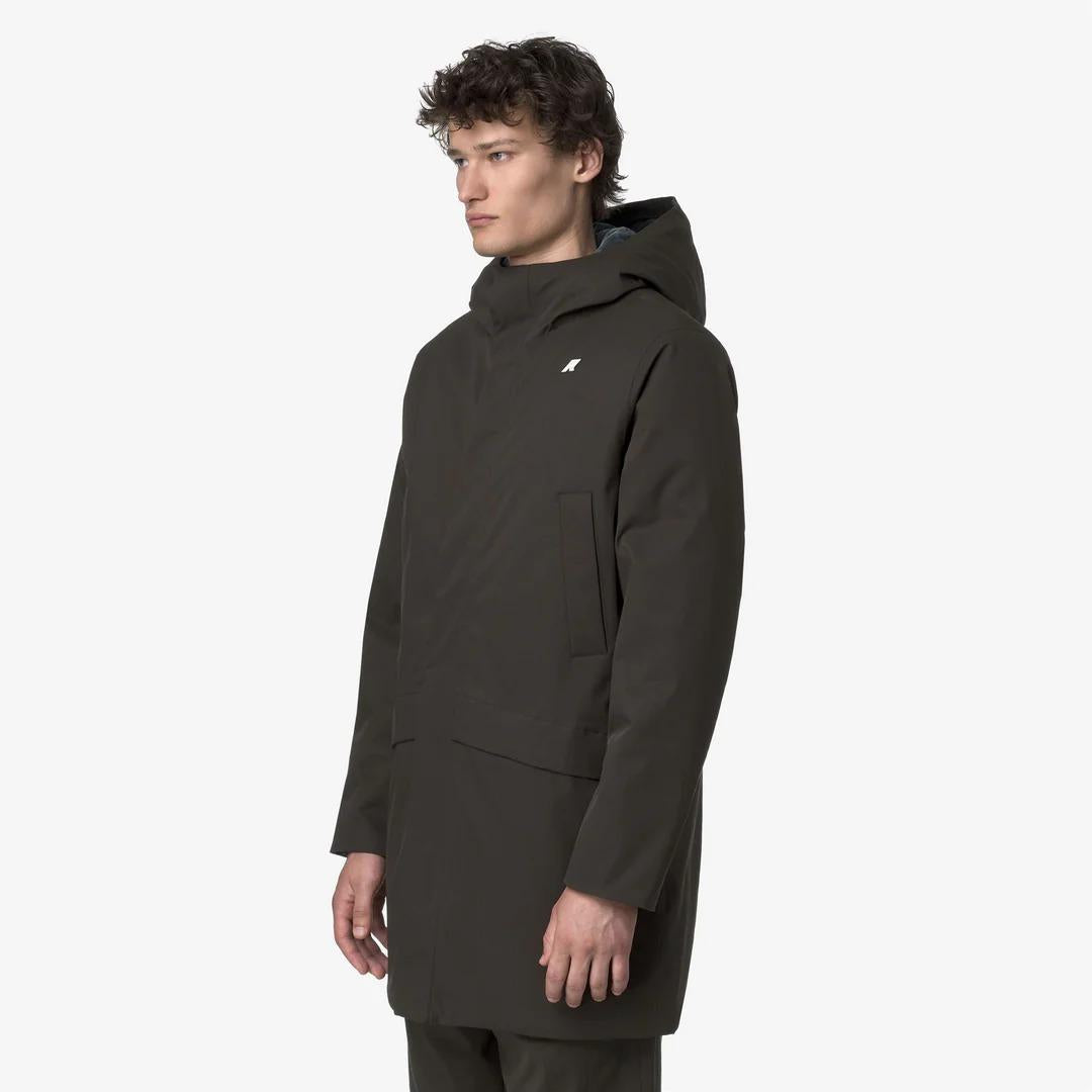 JARNO TWILL MARMOTTA<BR/>BLACK OLIVE-BLUE AIRFORCE K8133FW B2V K-WAY 