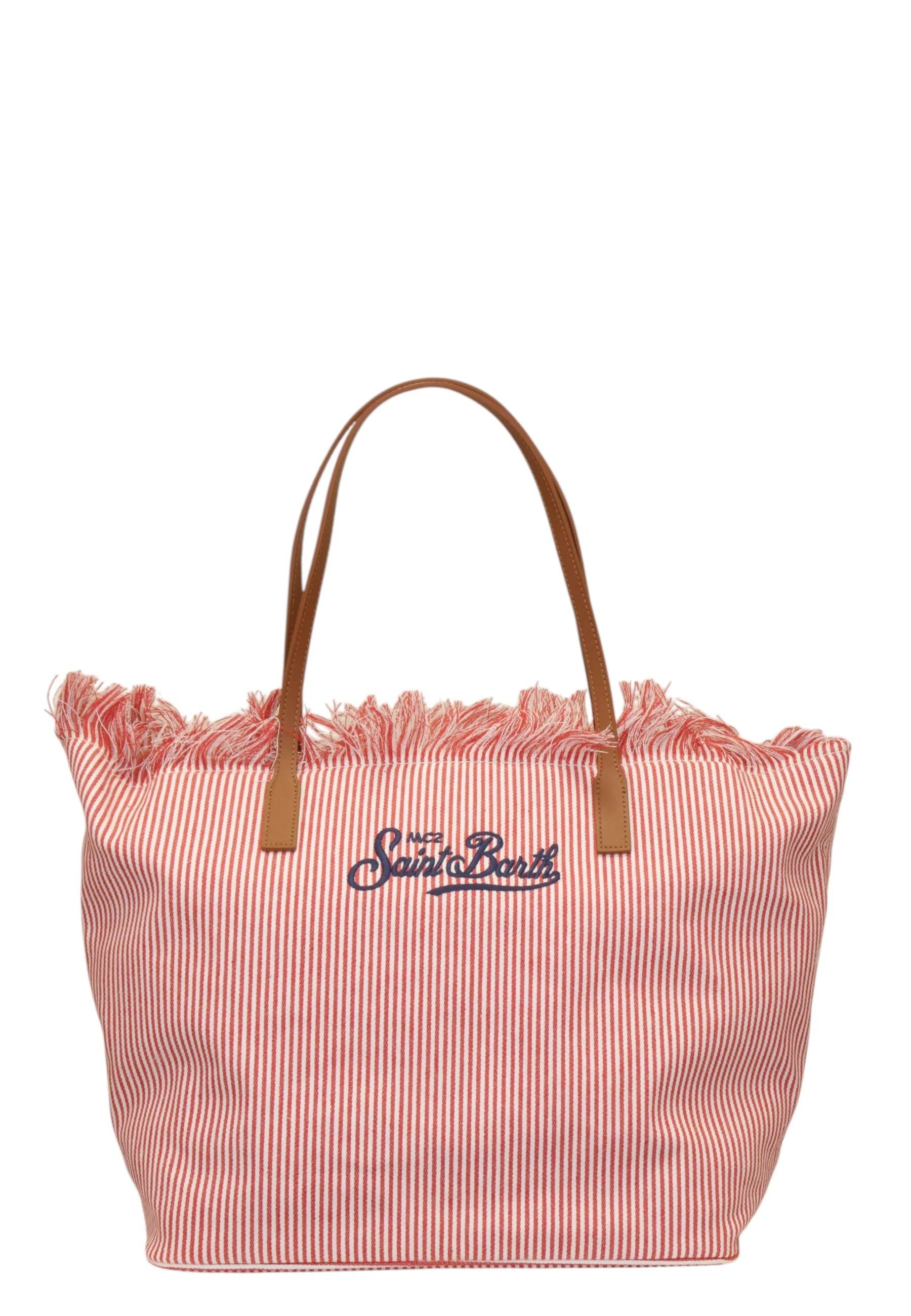 City bag fringe micro stripes CBF0001 01771L MC2 SAINT BARTH 