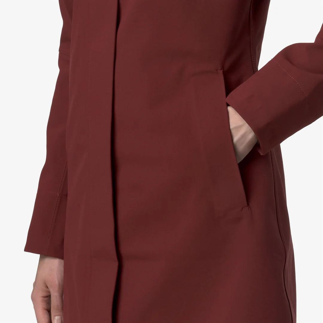 Giubbino K-Way Stephy Bonded Red syrah-blue depth K21489W B3P K-WAY 