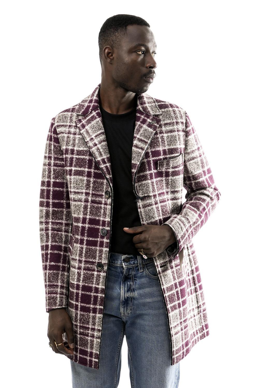 Cappotto Monopetto  Uomo Bob ANDY179 T179 VAR.5 ANDY179-T179 VAR.5 BOB 