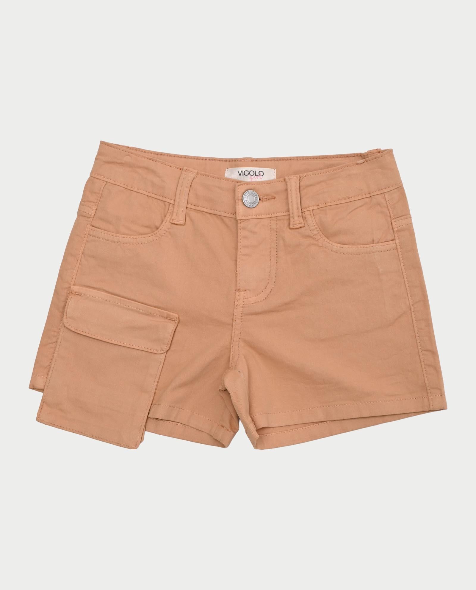 Shorts bambina Vicolo con tascone 3146S00449CAMEL 3146S00449 CAMEL VICOLO 