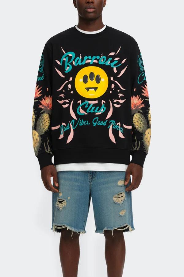 Barrow Felpa Nera S6BWUASW067 110 BARROW 