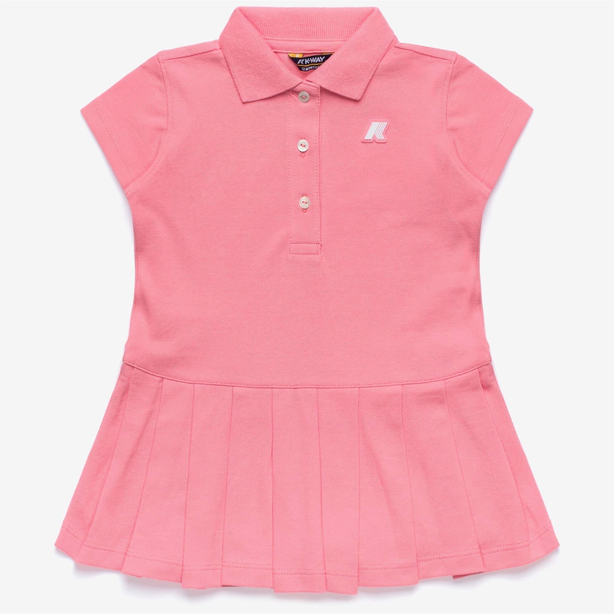 E. DOLLIE PIQUE<BR/>PINK GERANIUM K8151TW Q28 K-WAY 