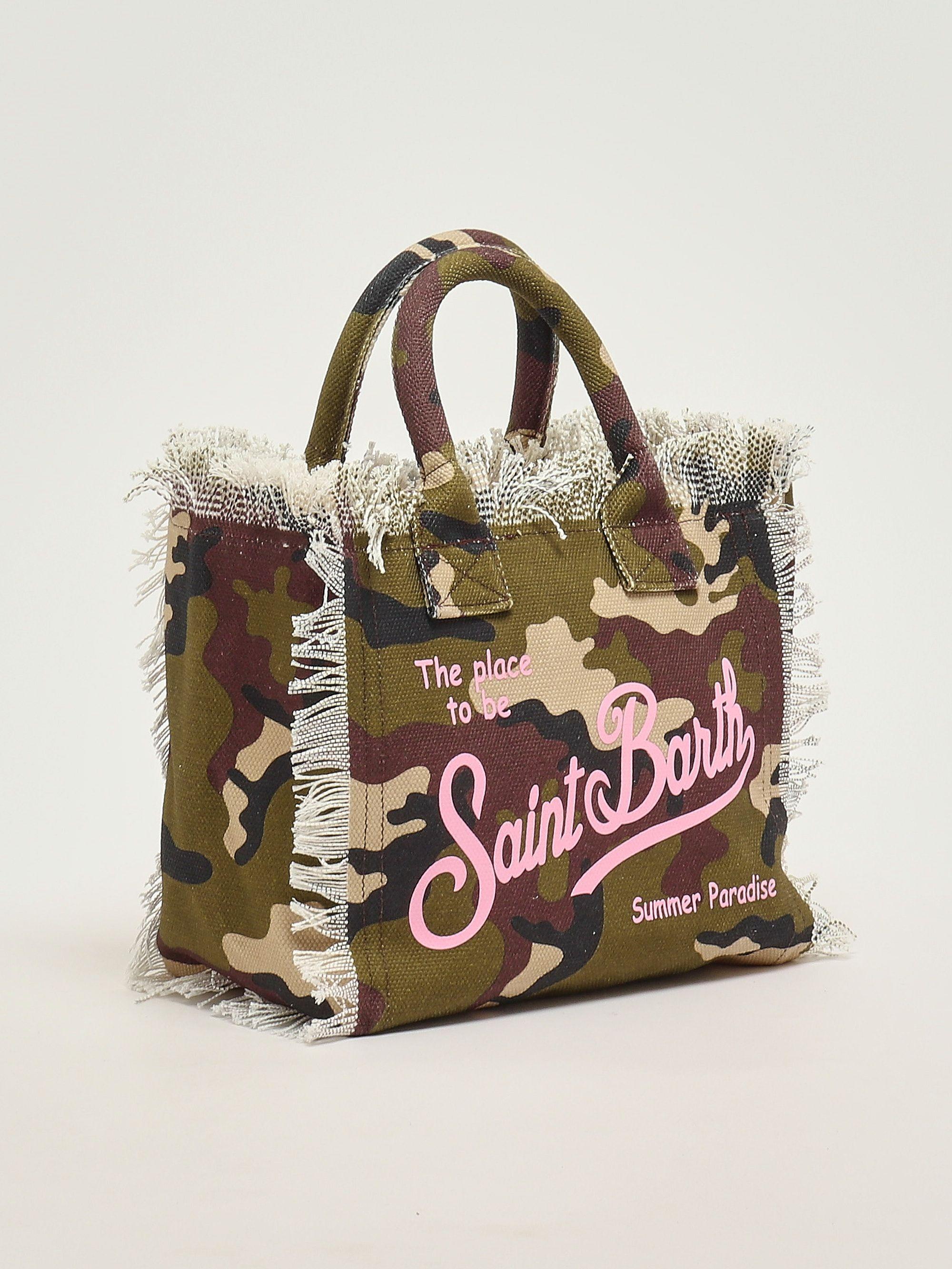 MC2 SAINT BARTH<BR/>Borsa donna Colette in canvas Mimetic COL000103477L COL0001 03477L MC2 SAINT BARTH 