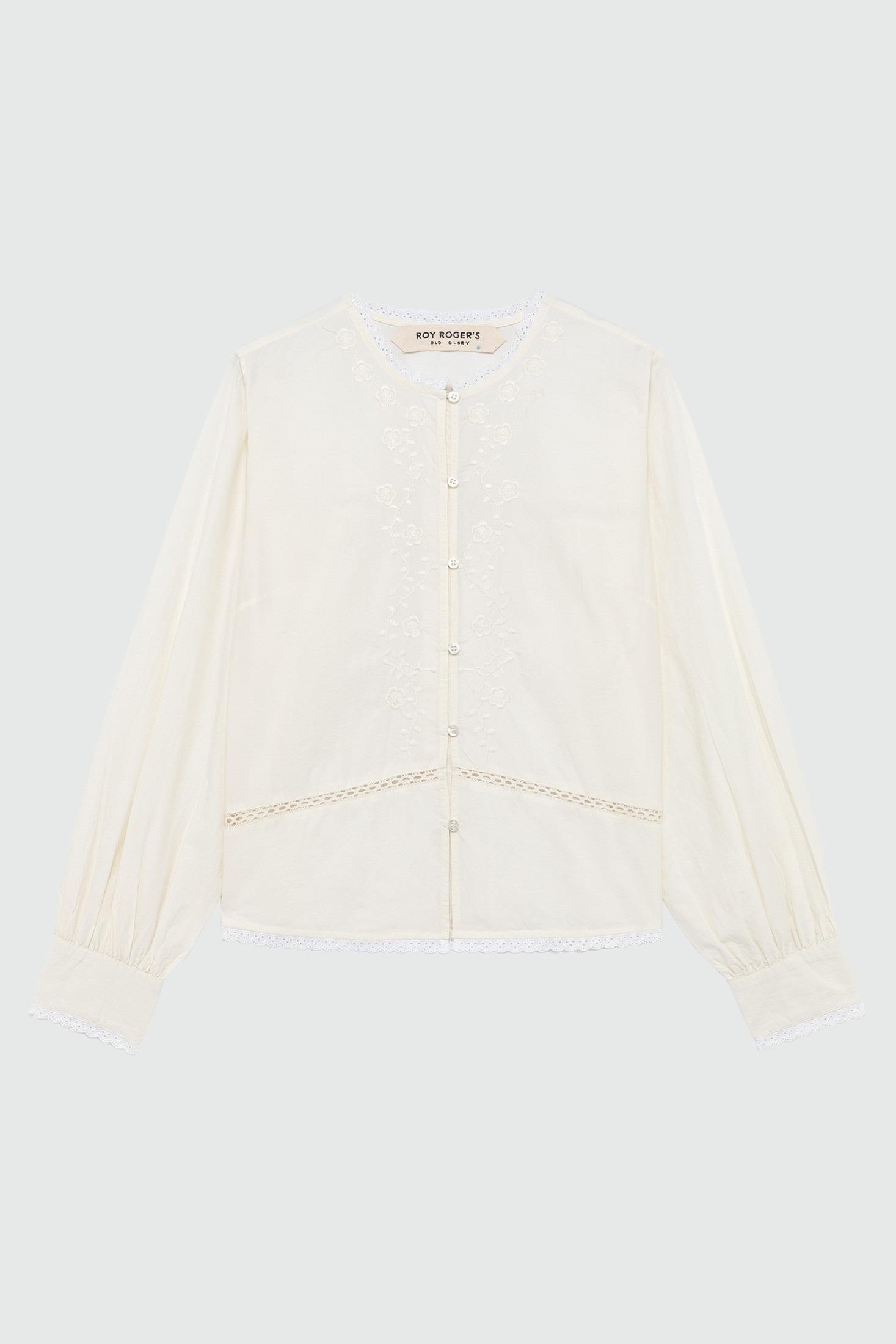 ROY ROGER'S OLD GLORY - CAMICIA FARM CON RICAMI ROG0143CS390124 C0162 ROY ROGER'S 