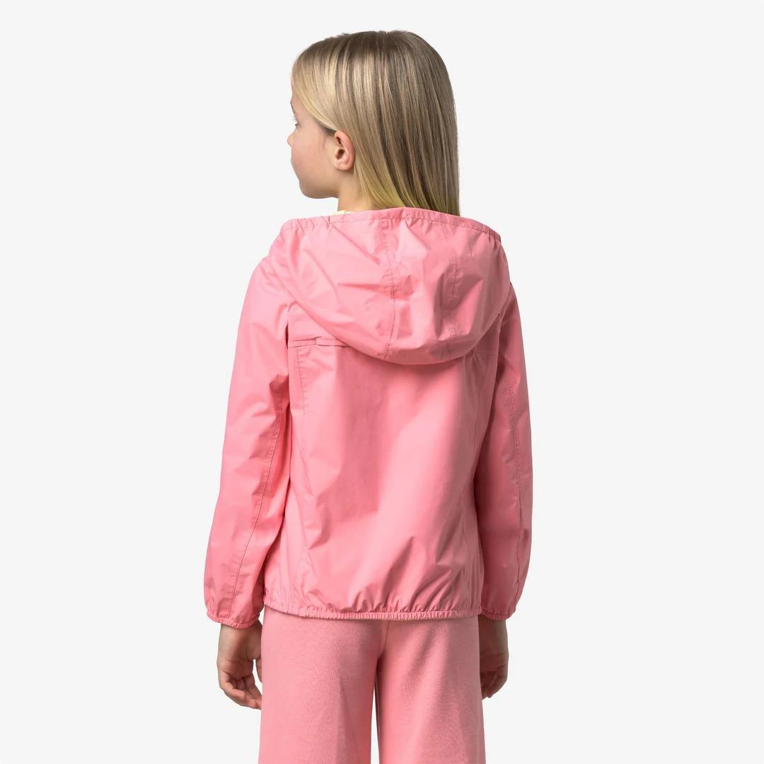 P. LILY PLUS.2 REVERSIBLE<BR/>PINK GERANIUM-YELLOW LIME K61313W C0W K-WAY 