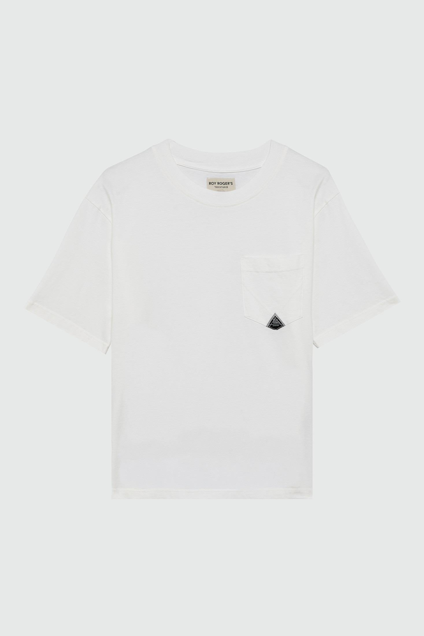 T-shirt pocket jersey Bianca RND586CB55XXXX C0069 ROY ROGER'S 