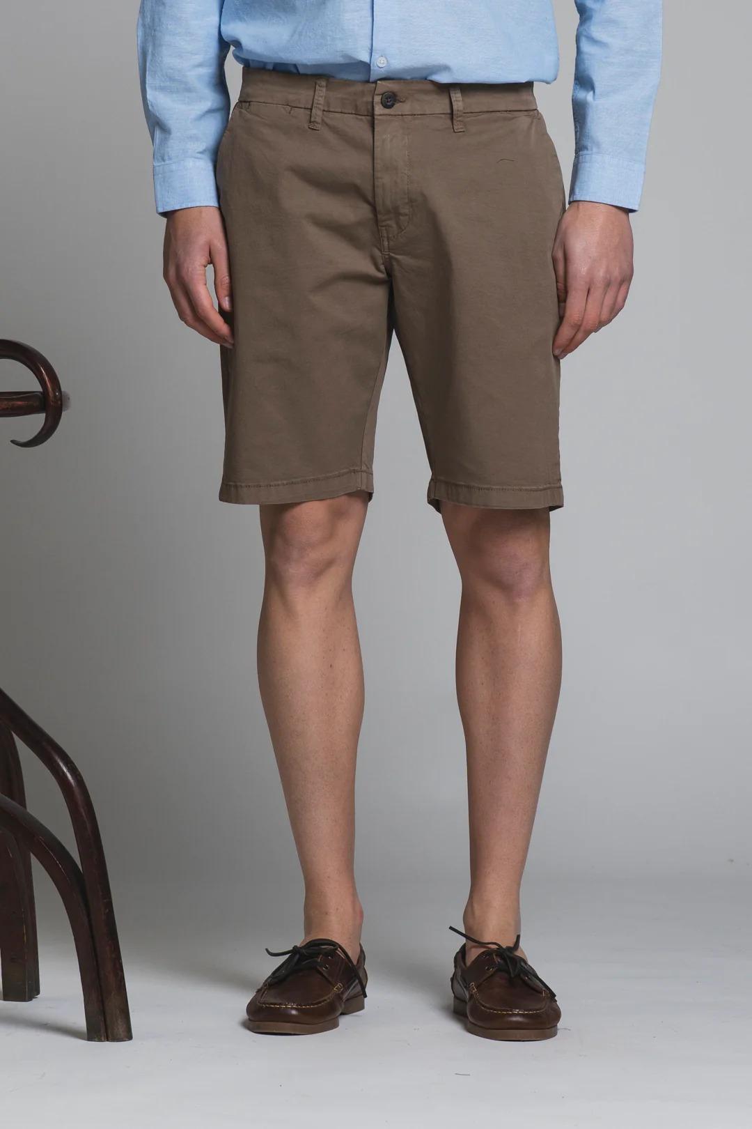 REY CHINO SHORT IN TWILL MUD IM26SSBM-REY-GAB C43 IMPURE 