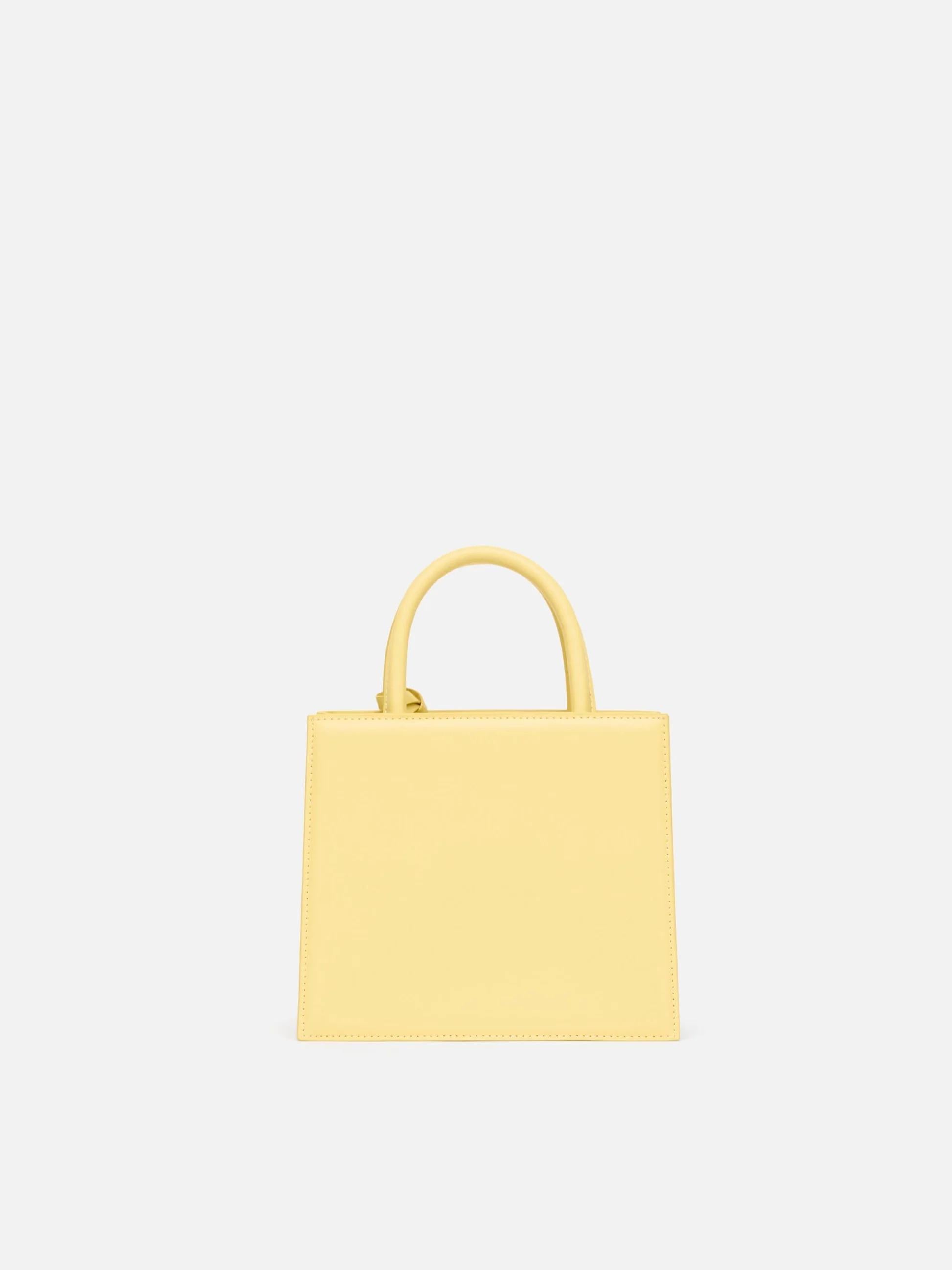 Shop Bag Mini in pelle giallo burro SHBM0002 00005L MC2 SAINT BARTH 