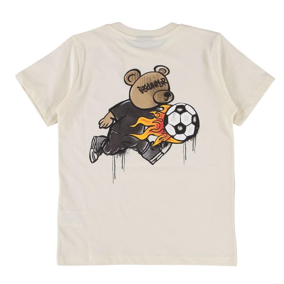 Tshirt bambino in jersey disclaimer LATTE 25IDK58674 LATTE DISCLAIMER 