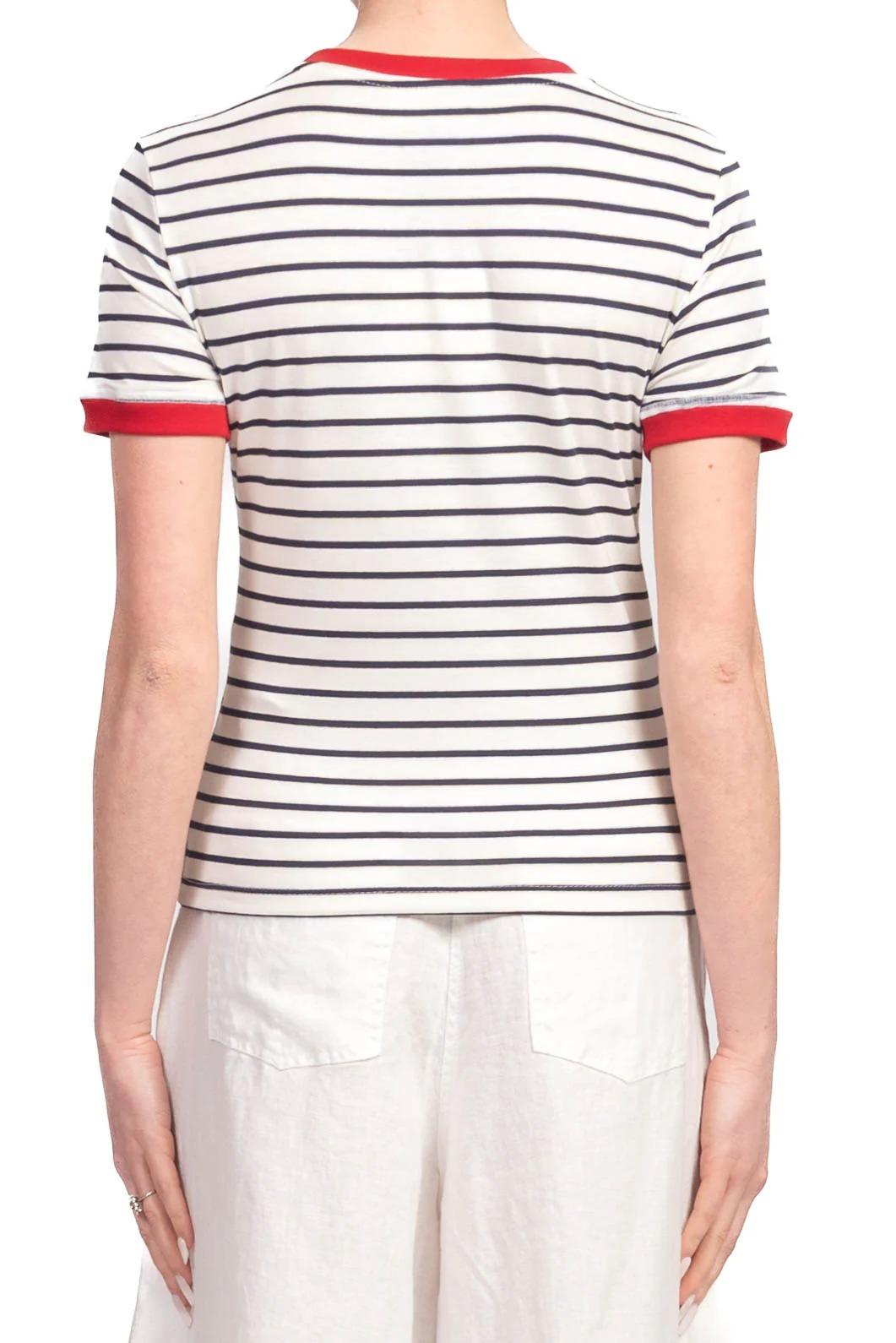 Vicolo - T-Shirt rigata Art. UAB0398 Nero/Panna UAB0398 NERO/PANNA VICOLO 