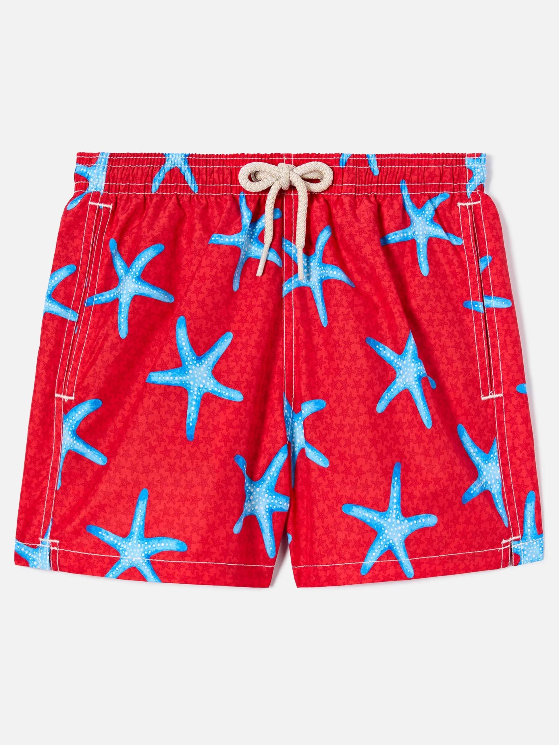 Costume Jean Lighting con stampa Stelle marine all-over JEA0004 02047L MC2 SAINT BARTH 