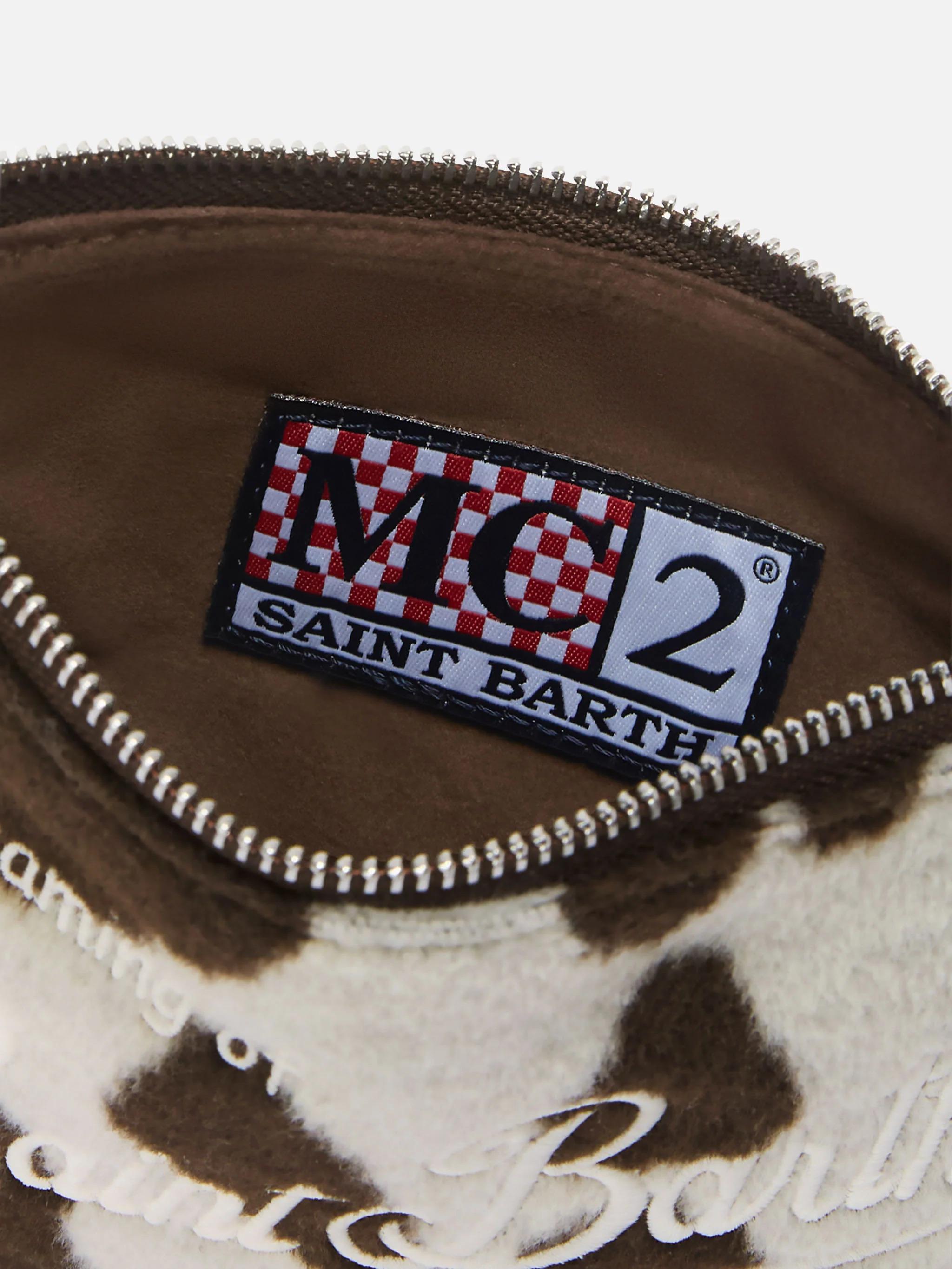 Borsetta a spalla Parisienne Mini Felt in misto lana muccato PARM003 01434I MC2 SAINT BARTH 