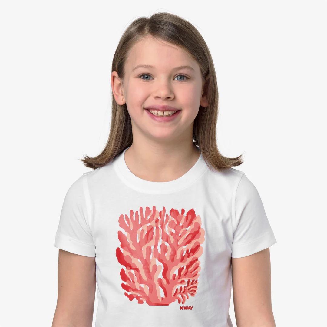 P. MELIS CORAIL JERSEY<BR/>WHITE K2151NW 001 K-WAY 