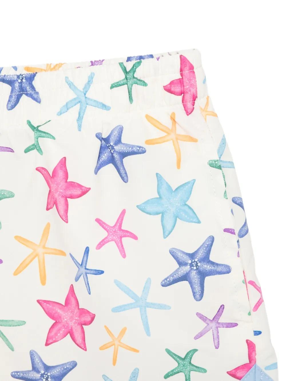 Francie String per bambina MC2 Saint Barth Kids con stampa stelle marine all-over FRC0002 00578L MC2 SAINT BARTH 