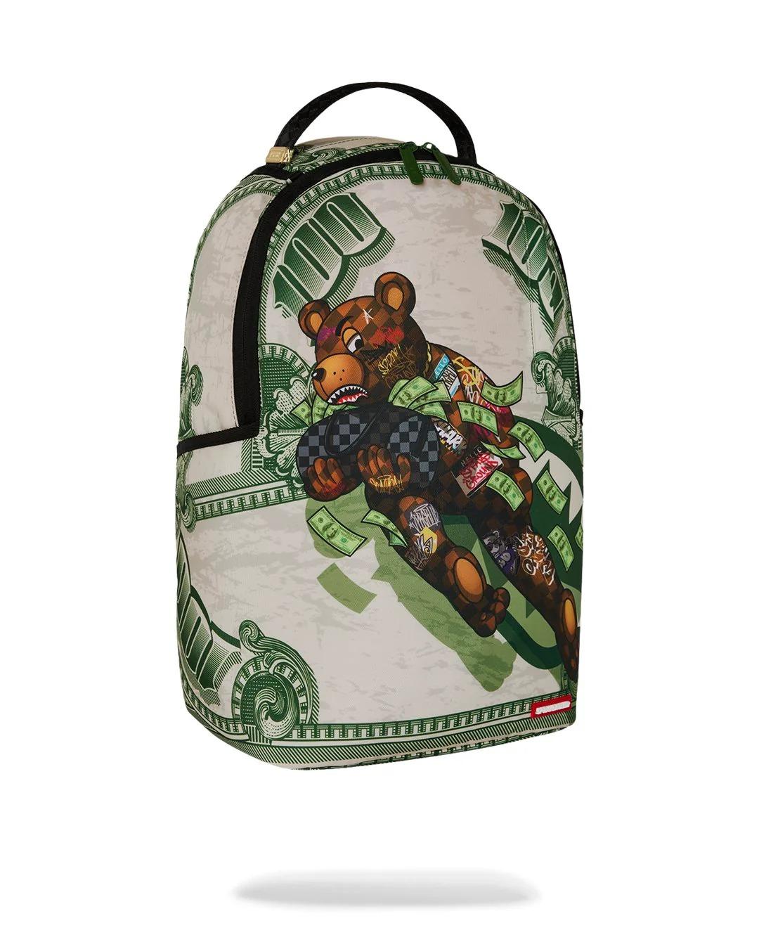 Sprayground<BR/>Zaino "Fly Bear 2" Sprayground verde 910B8579NSZ V.UNICA SPRAYGROUND 