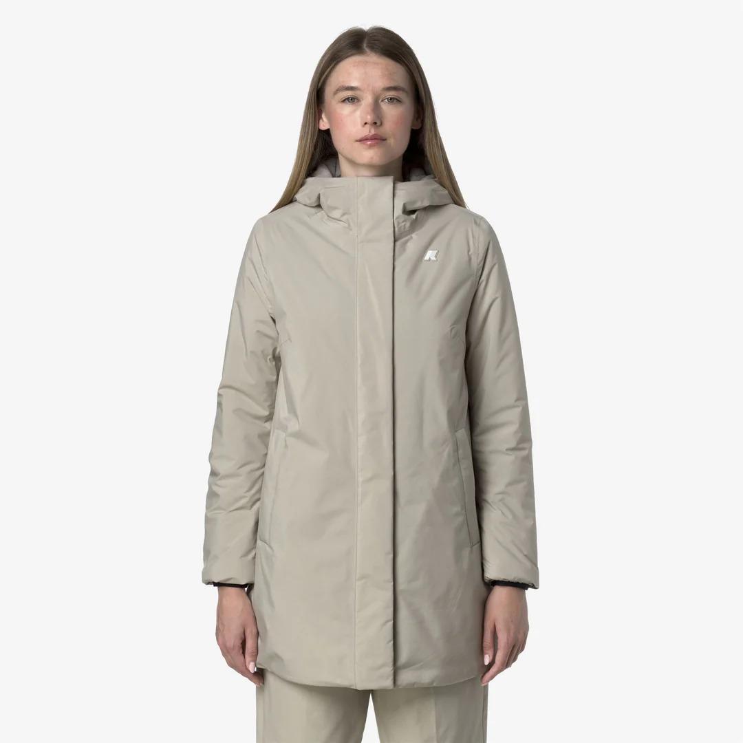 SOPHIE SOFT TOUCH MARMOTTA<BR/>BEIGE CASHMERE-GREY GOAT K71326W B2X K-WAY 