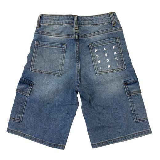 DANIELE ALESSANDRINI BERMUDA JEANS 1236SD00527 1236SD00527 MEDIUM BLUE DANIELE ALESSANDRINI 