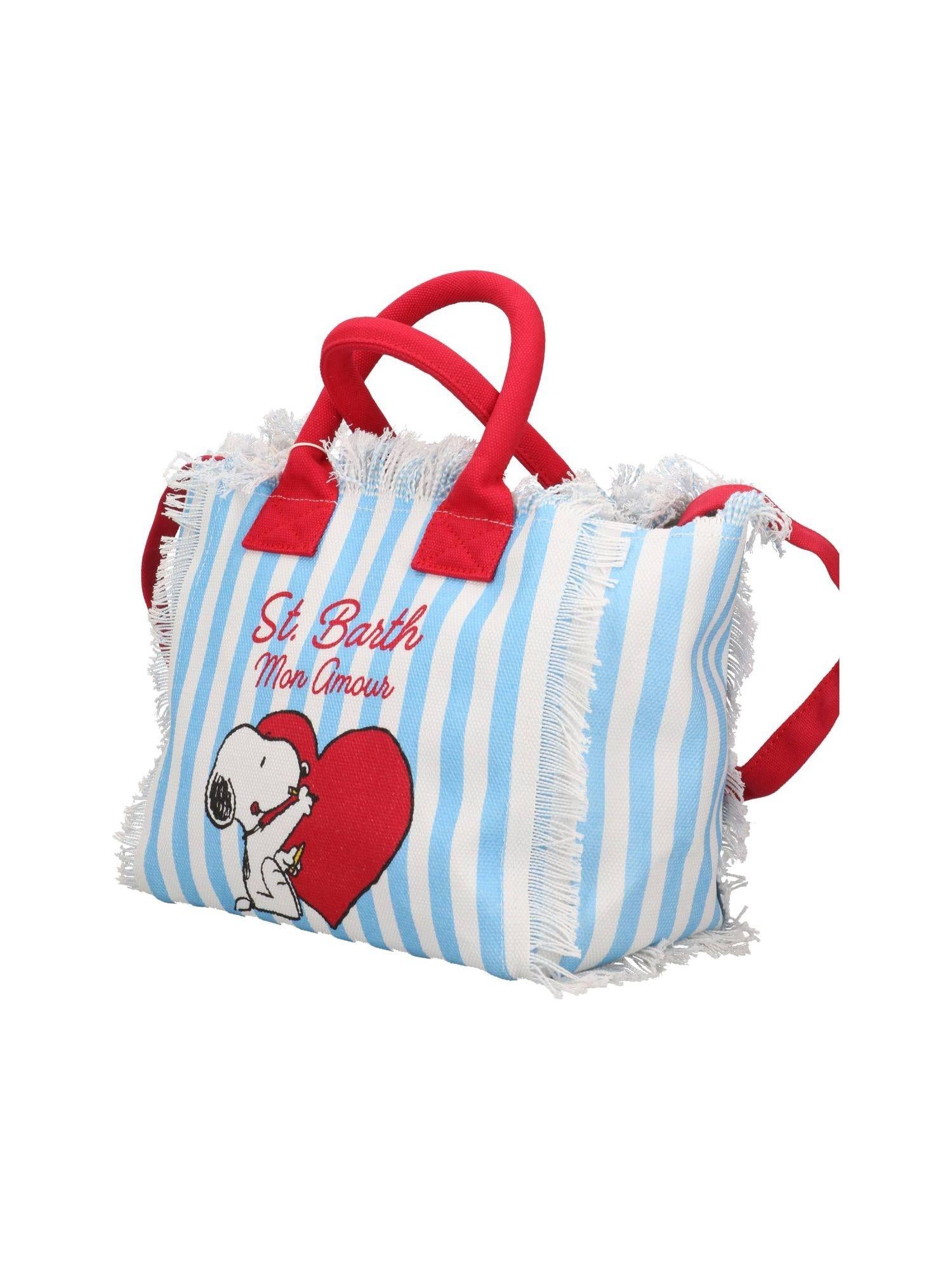 Borsa Mc2 Saint Barth COL0001 02622L bianca e azzurra. COL0001 02622L MC2 SAINT BARTH 