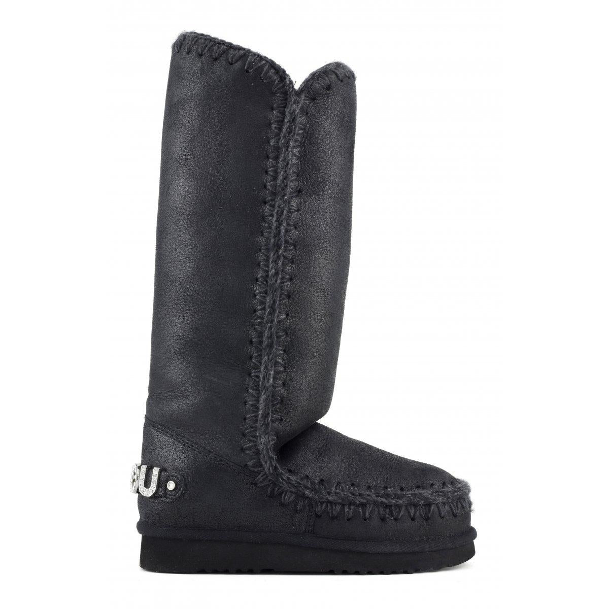 Mou Eskimo 40 rhinestones logo F25-MU.FW101052B CBKG MOu 
