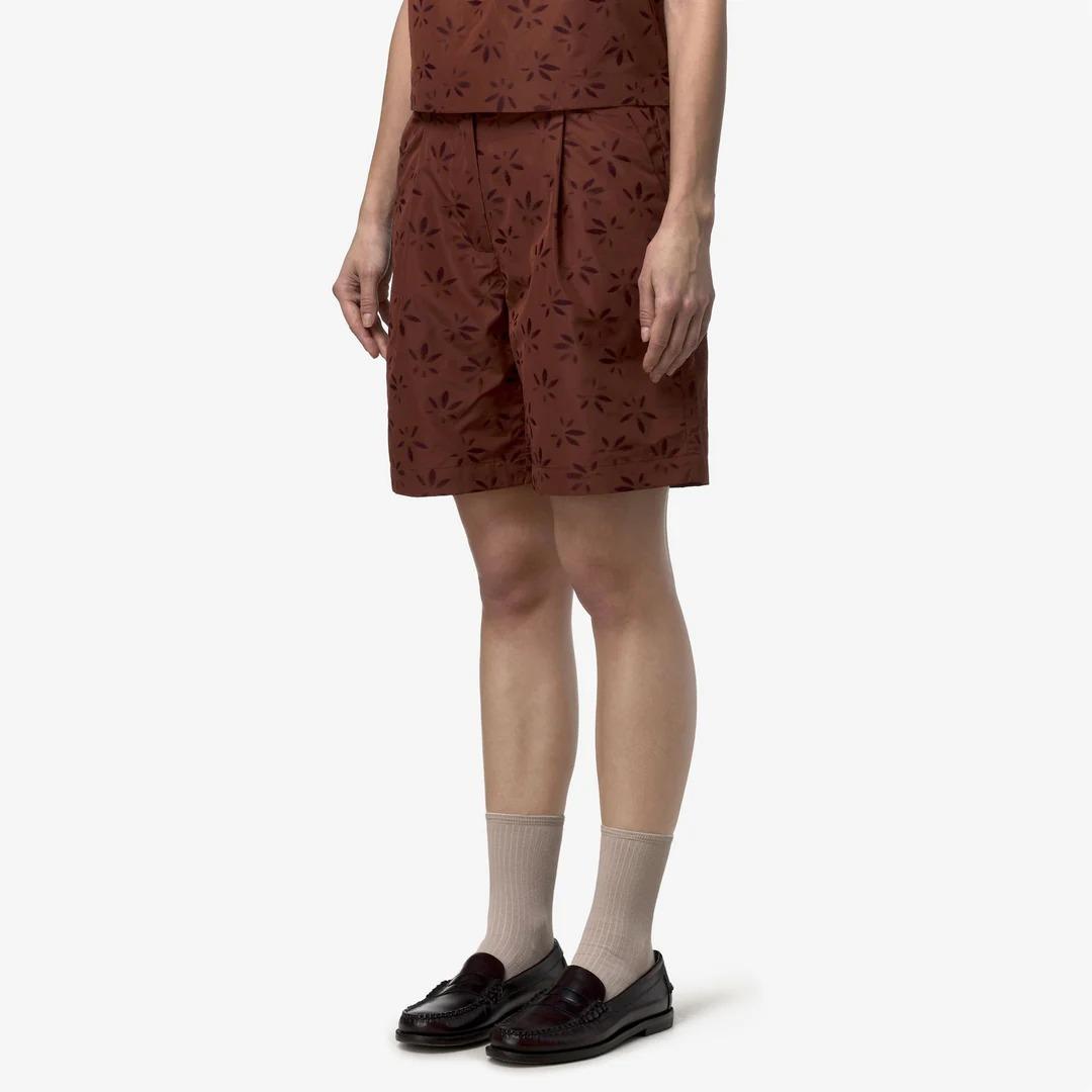 LAROSE EMBY JACQUARD<BR/>BROWN-VIOLET JACQUARD K8143ZW C39 K-WAY 