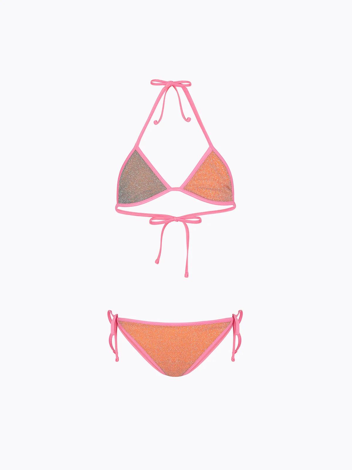 Bikini Bambina F**K Triangolo con Slip Regolabile Arancione SG0620-OR FJ26-SG0620 OR F**K 