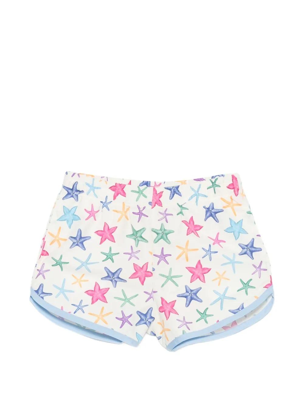 Francie String per bambina MC2 Saint Barth Kids con stampa stelle marine all-over FRC0002 00578L MC2 SAINT BARTH 