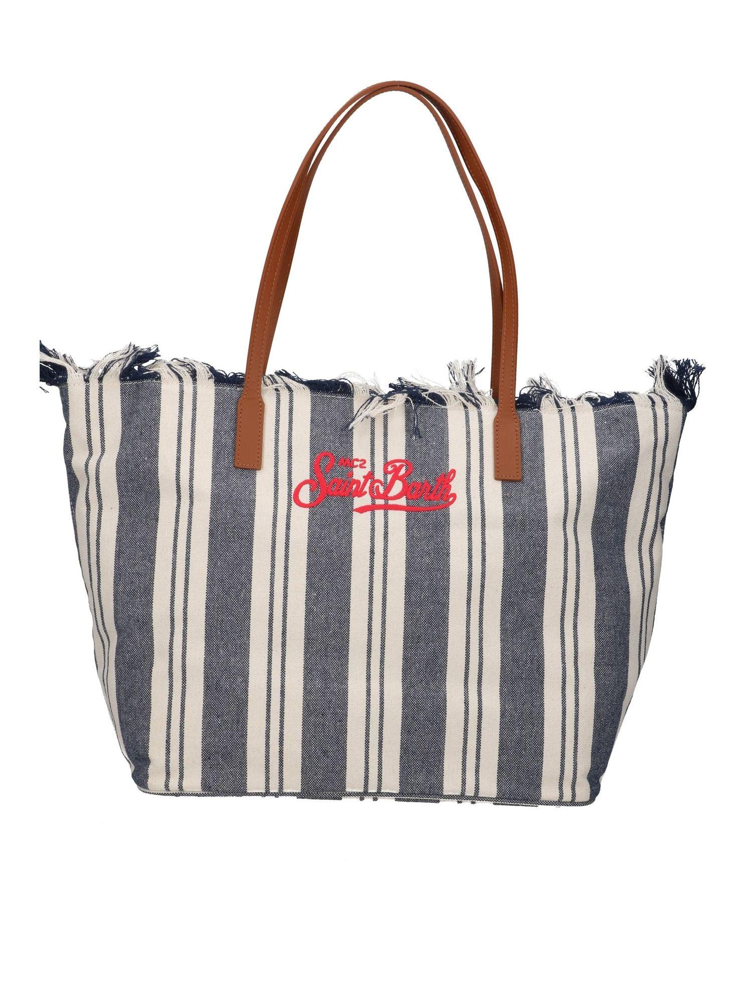 City bag fringe double stripes CBF0001 01762L MC2 SAINT BARTH 