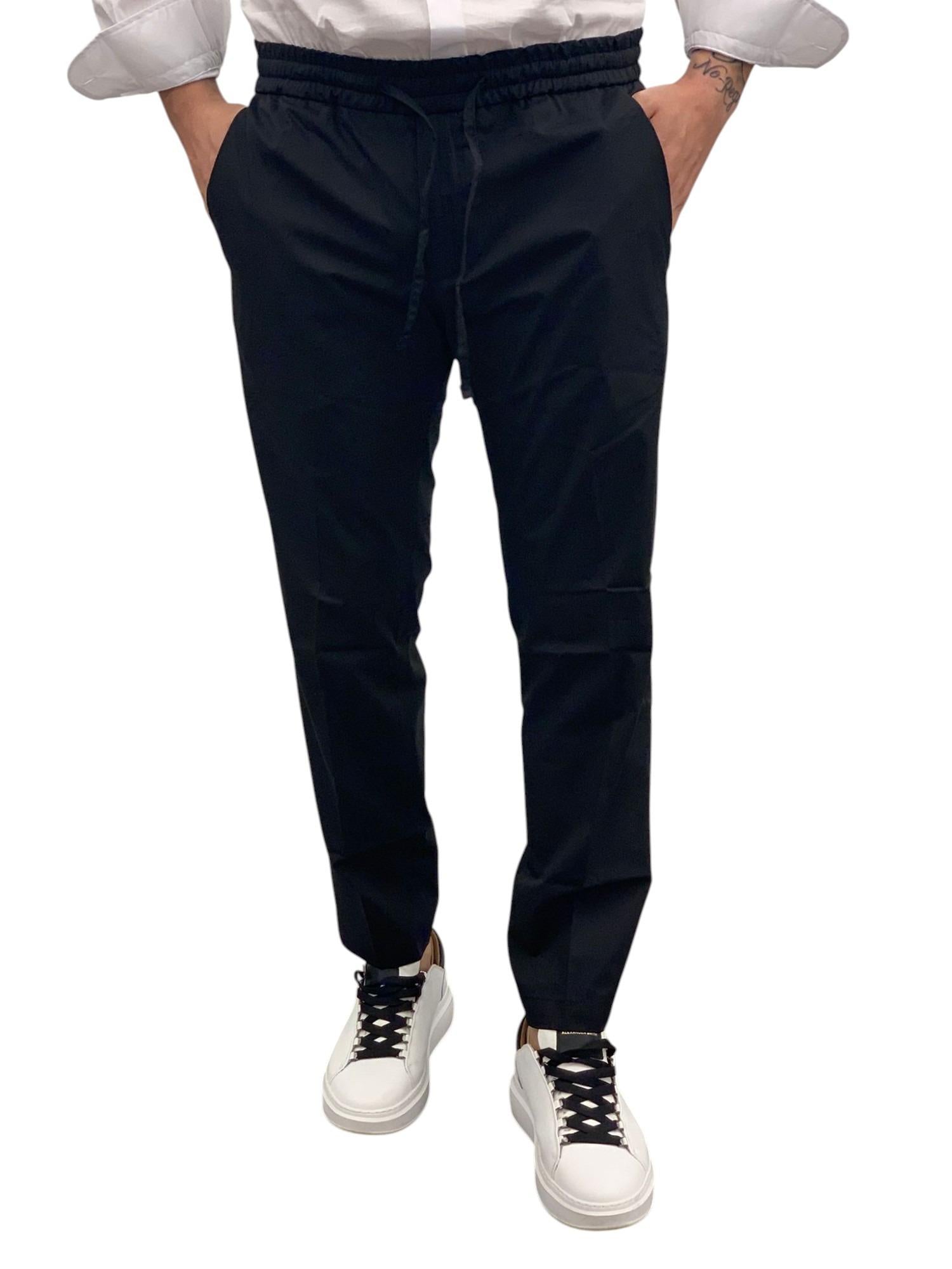 pantalone coulisse mc-adam/3945 nero MCADA3945S25 019 MICHAEL COAL 