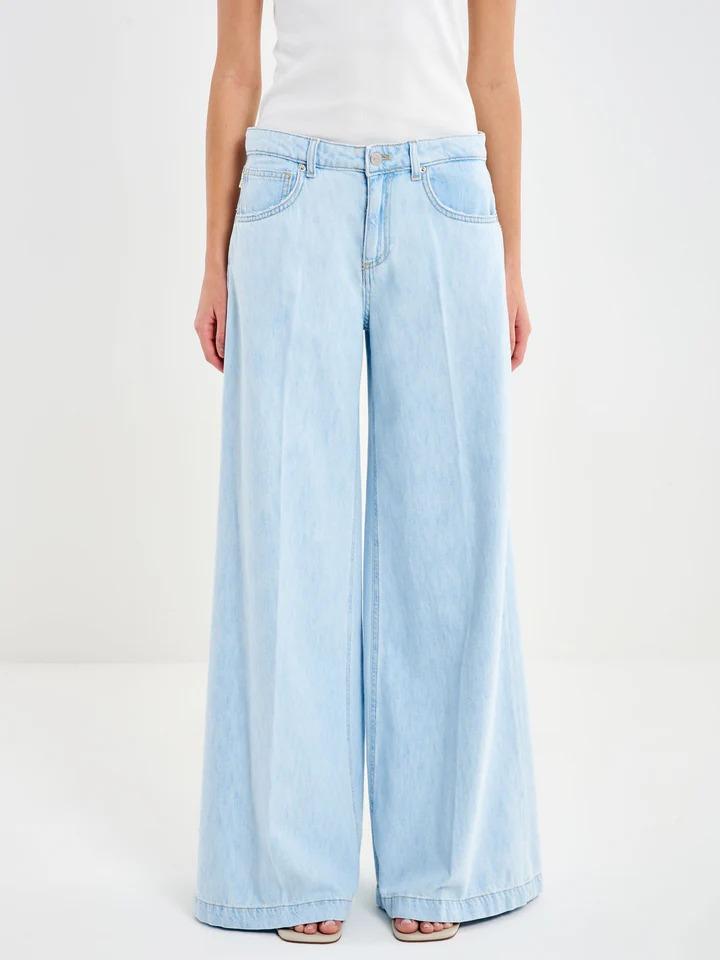 Vicolo Jeans Madison Wide Leg Chiaro DAB5023 DENIM CHIARO VICOLO 
