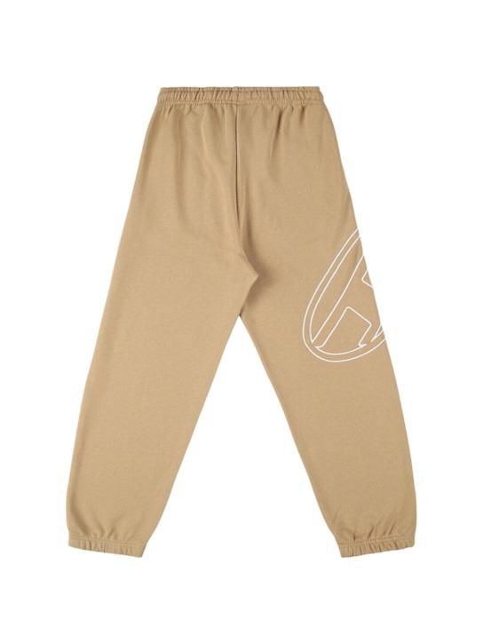 Pantalone tuta diesel bambino pmarkymegovald beige J02272-0GYCJ K726 DIESEL 