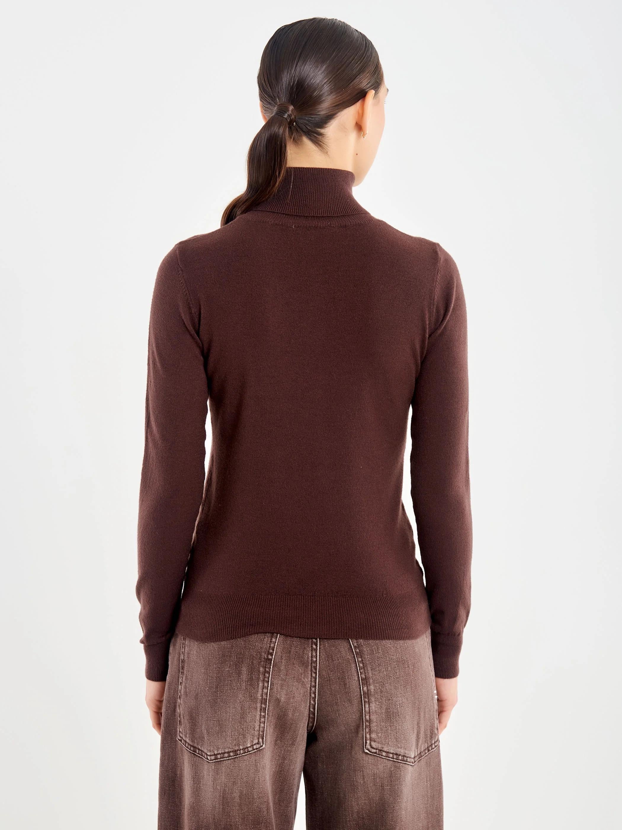 VICOLO-Dolcevita Slim Fit Marrone 44008F MARRONE VICOLO 